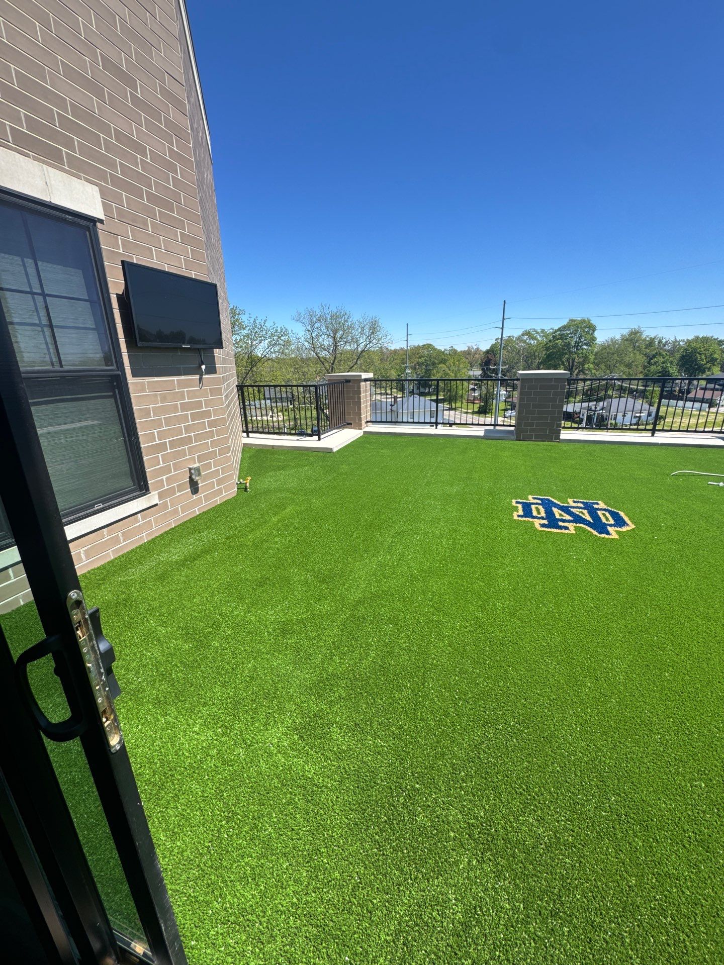 Notre Dame Rooftop Patio in South Bend, IN by ForeverLawn NEIN/INDY