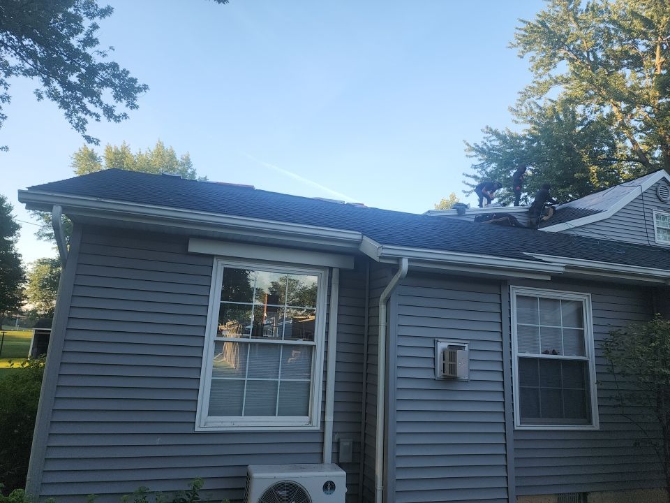 Residential Roofing Installation using GAF Timberline HDZ Charcoal by Nitro Roofing and Construction