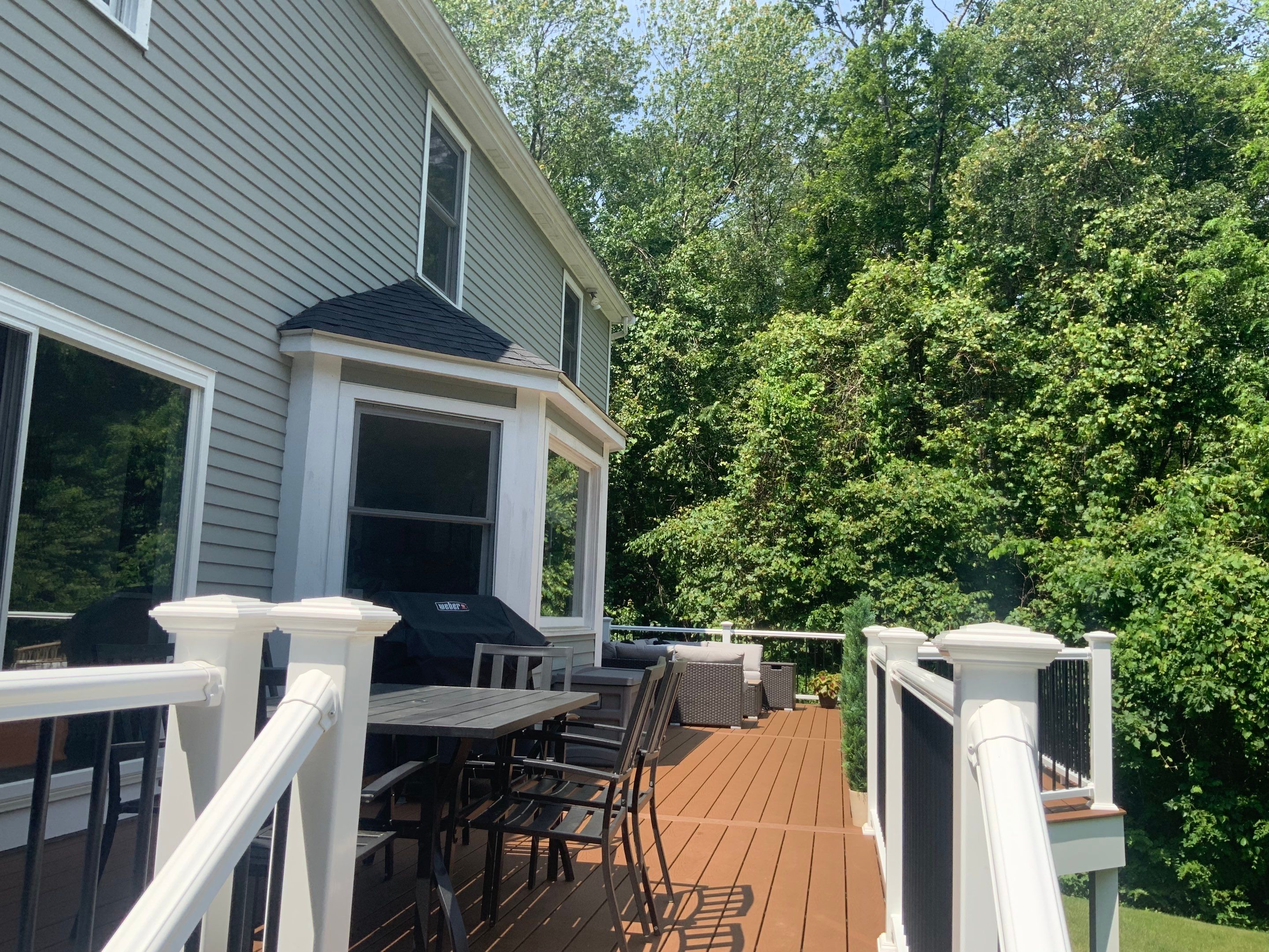 Deck refacing project in Framingham, MA by UBrothers Construction