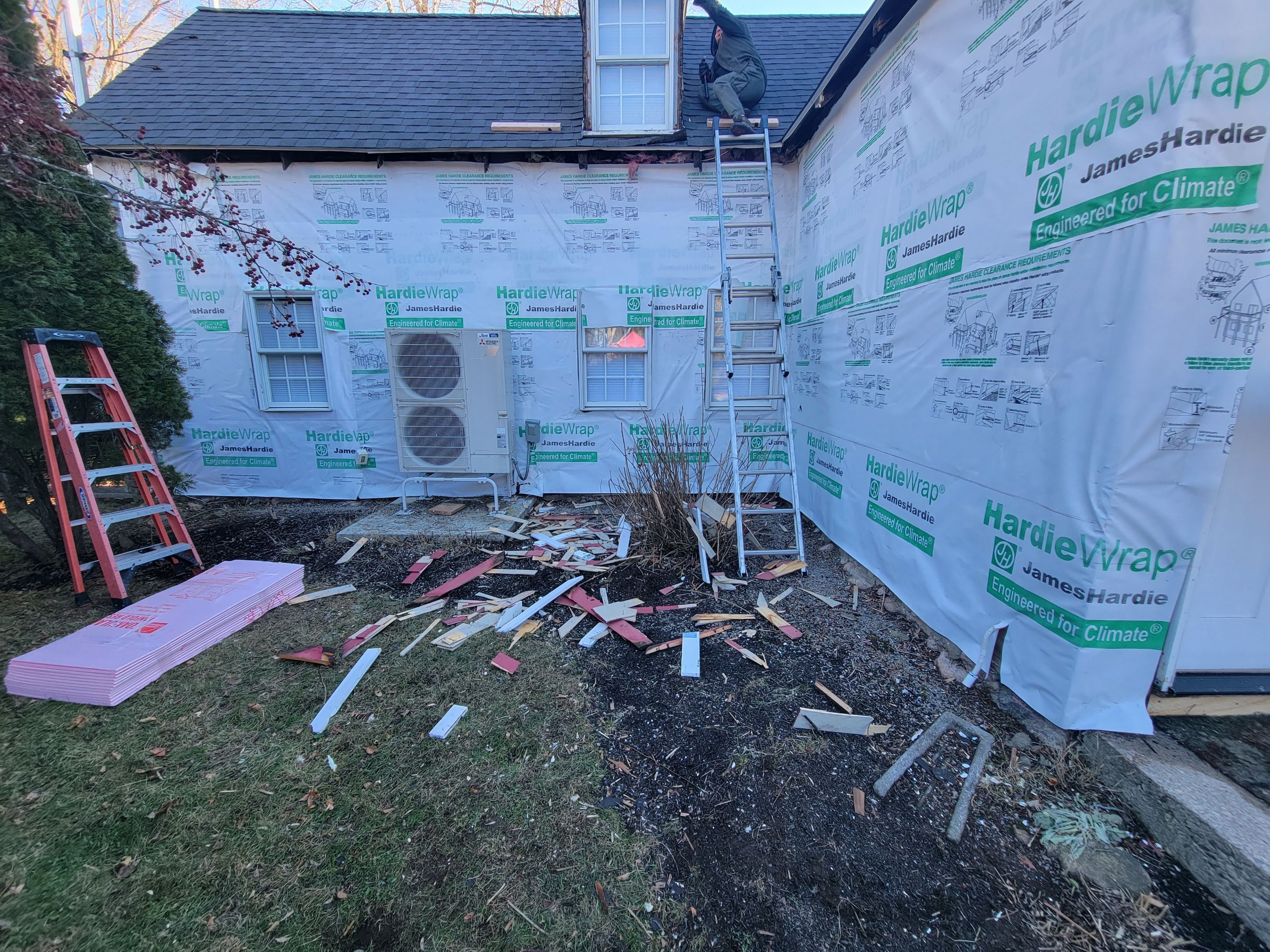 Siding Installation using James Hardie by UBrothers Construction
