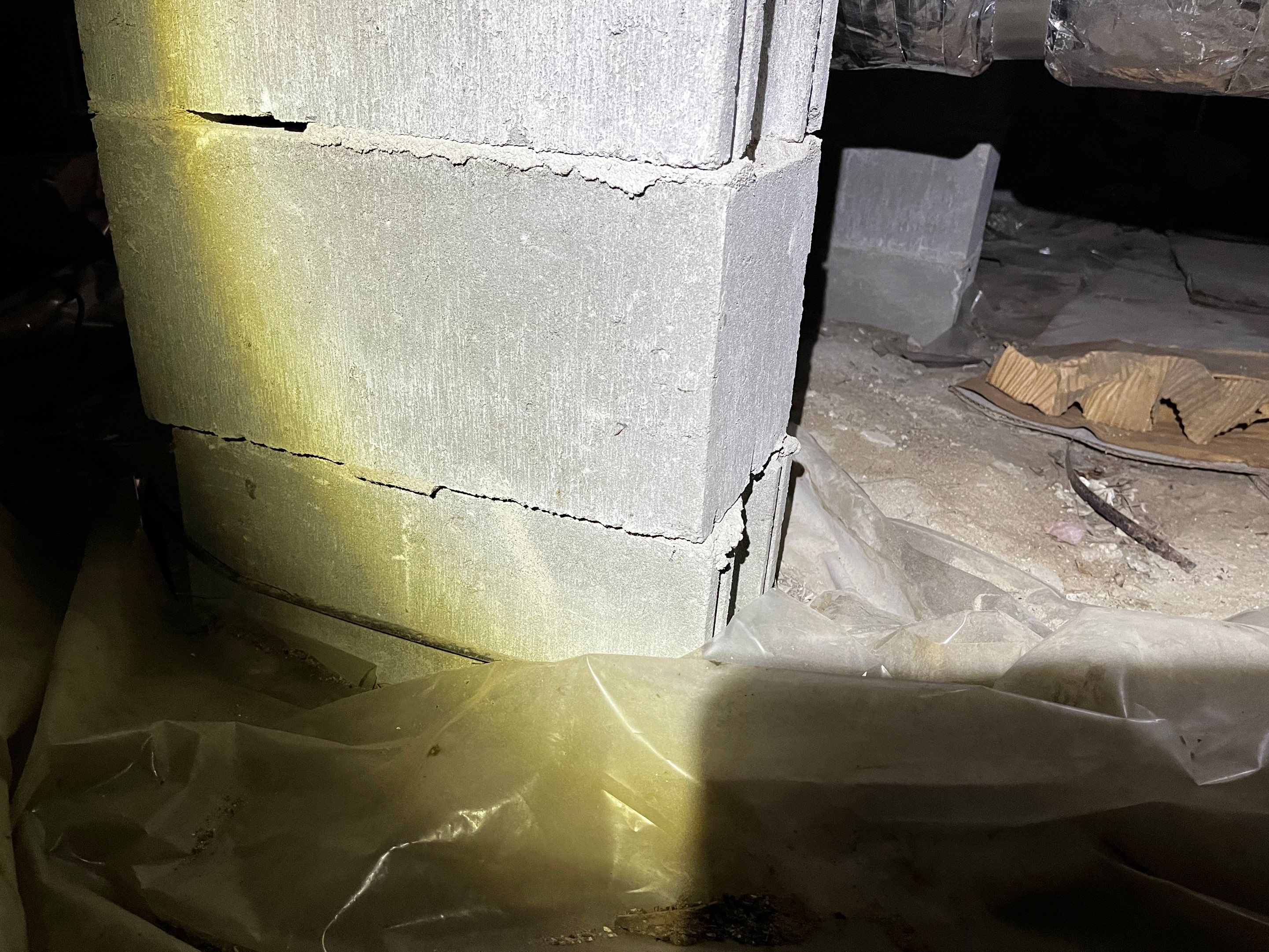 Impact Choice Encapsulation with new piers and crawlspace door. by Impact Crawlspace