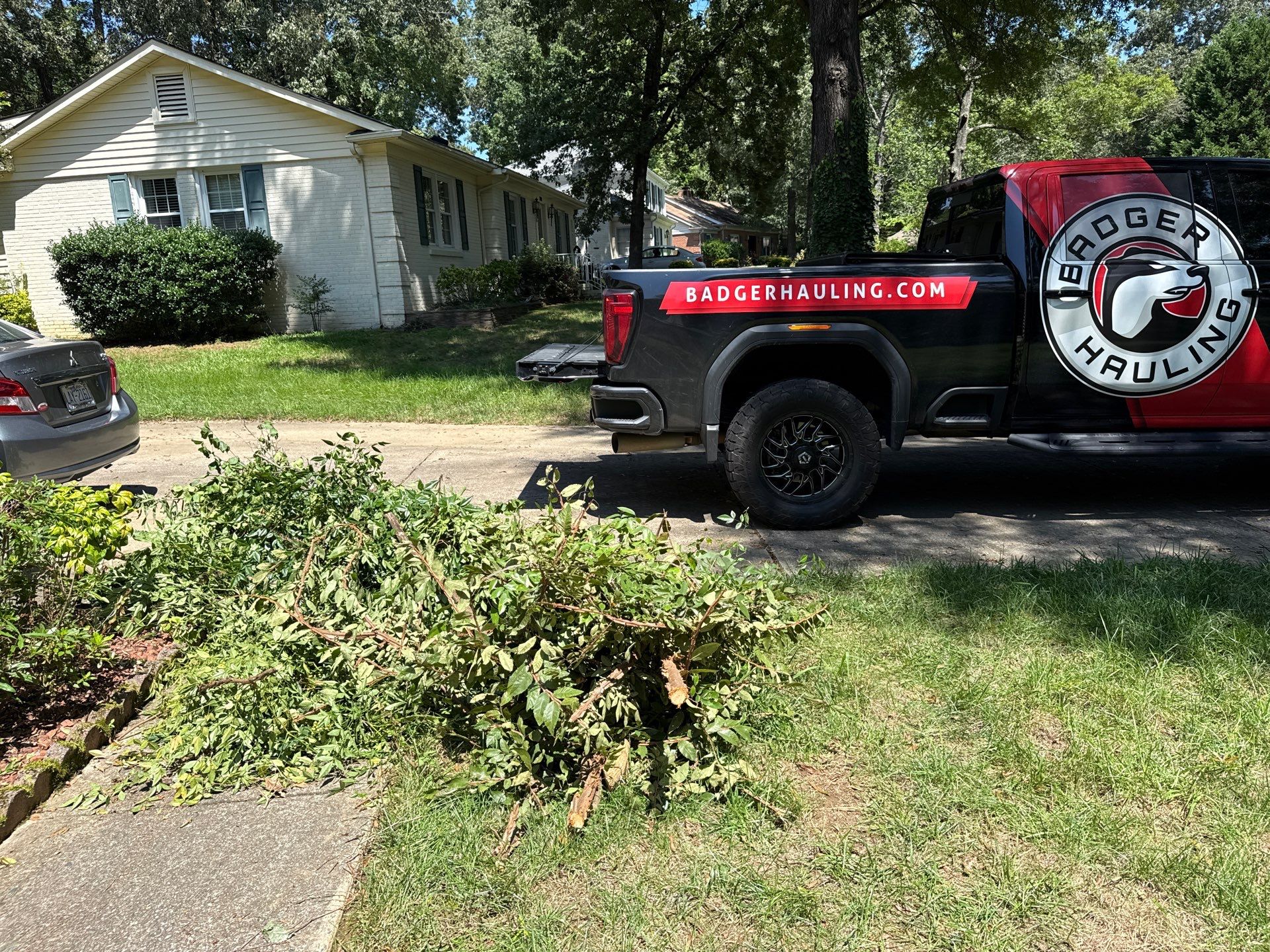 Project in Matthews by Badger Hauling