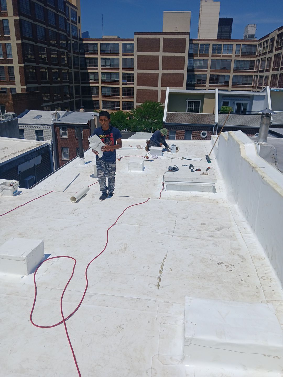 Roof replacement by Philadelphia Quality Roofing