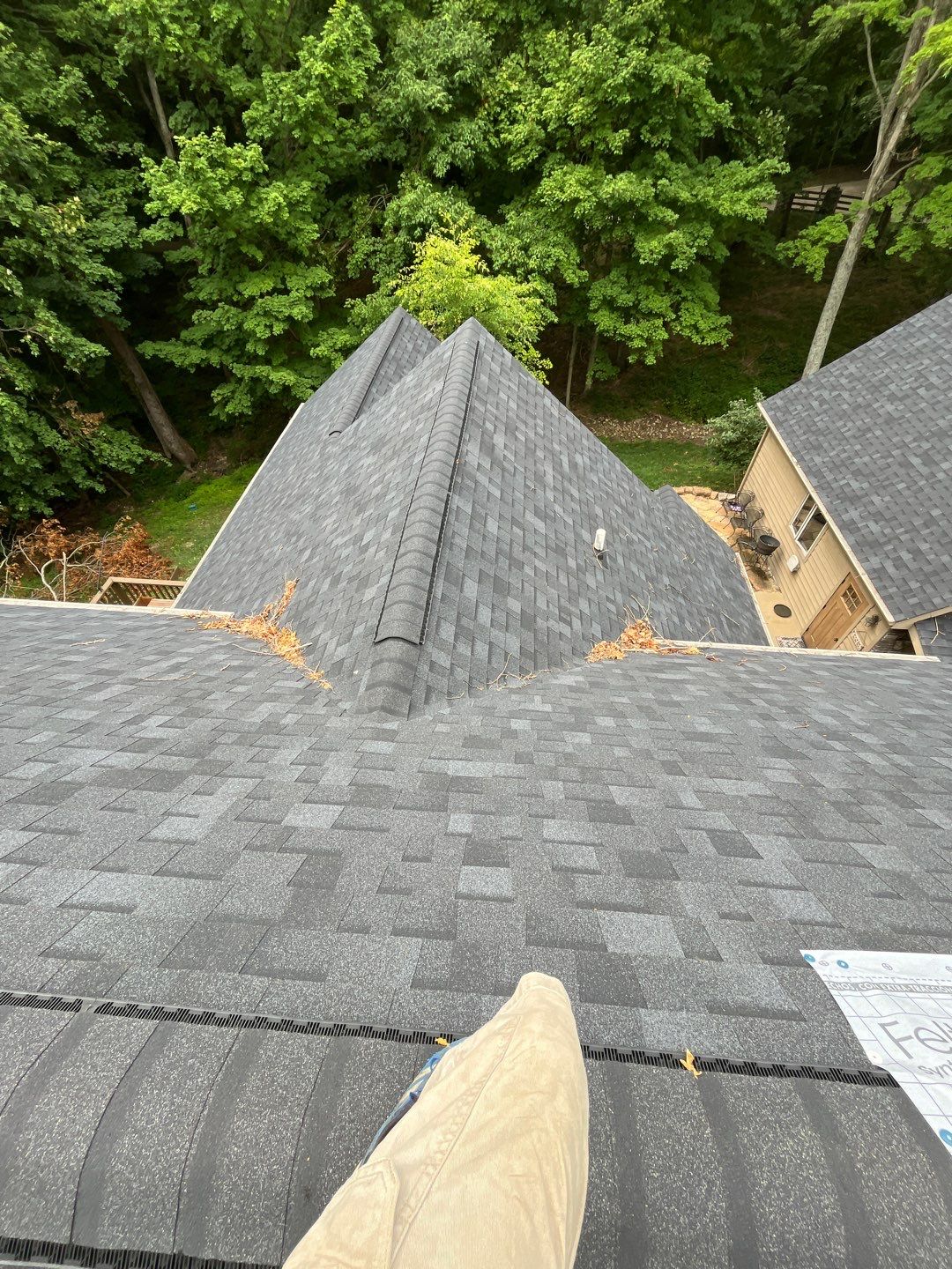 Residential Roofing Installation using Duration Series Shingles - Onyx Black by RoofX 
