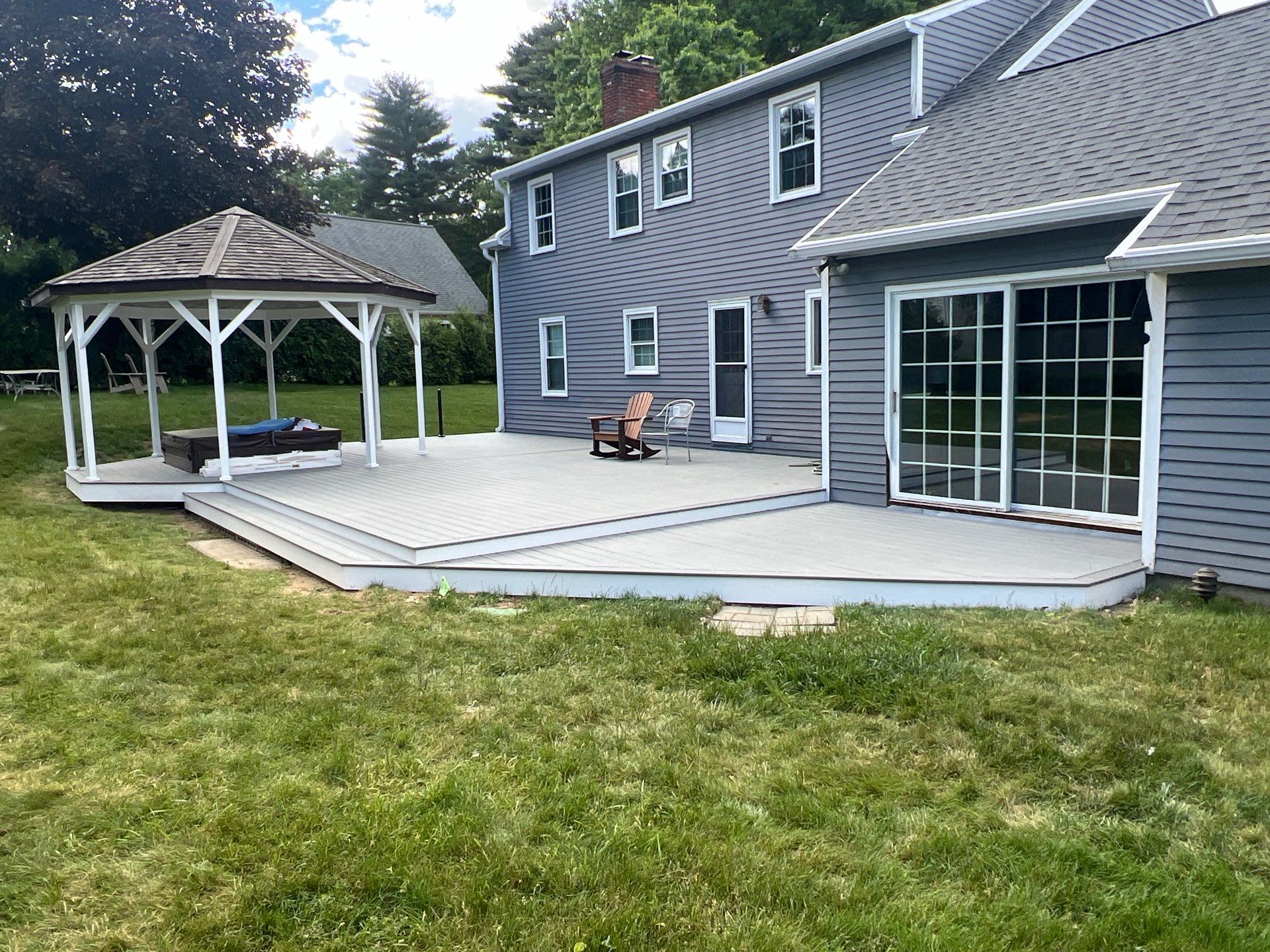 Deck Repair using Trex Select Decking by Chagnon Building & Remodeling LLC