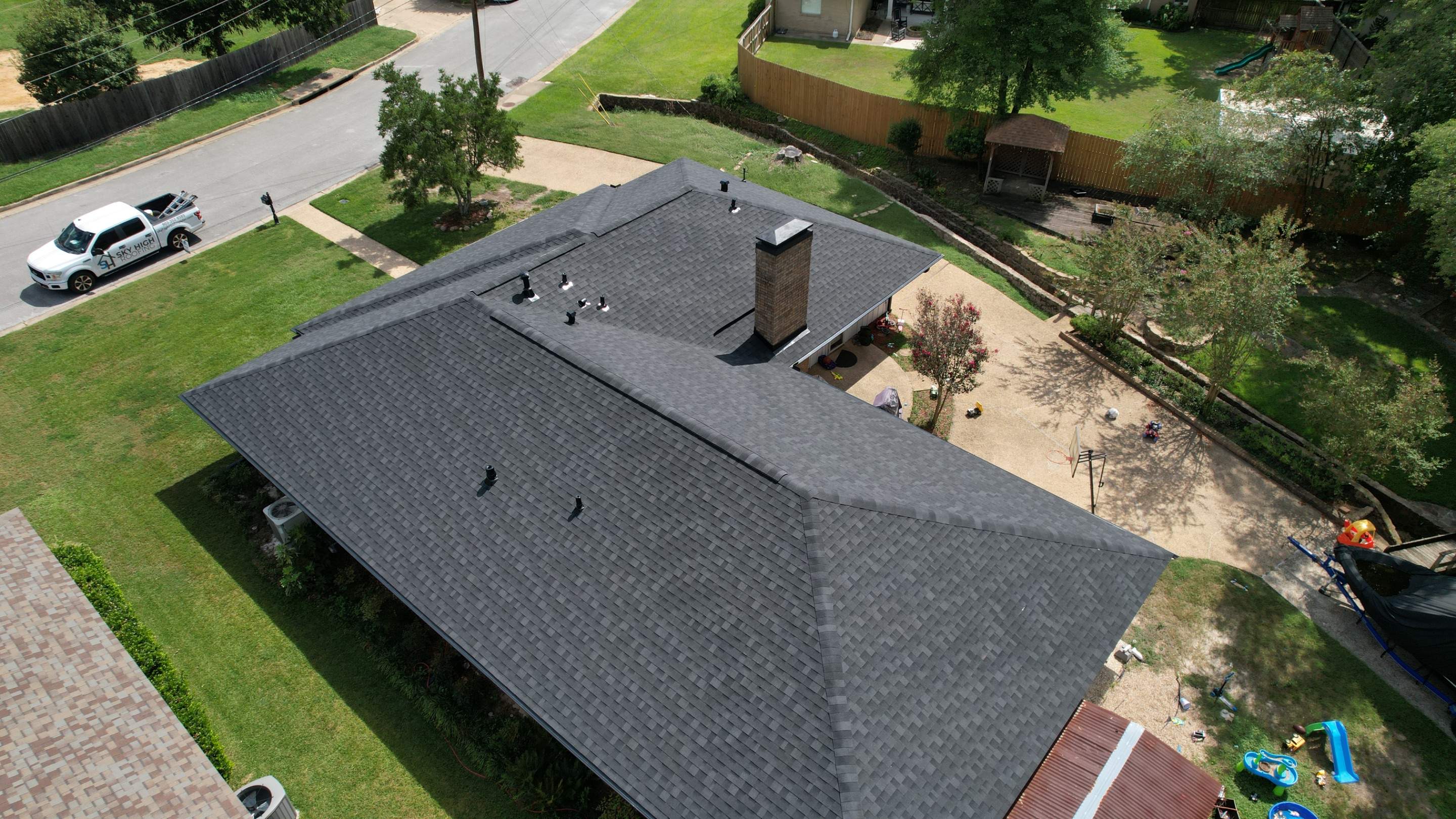 Residential Roofing Installation using IKO Cambridge Class 3 - Dual Black by Sky High Roofing