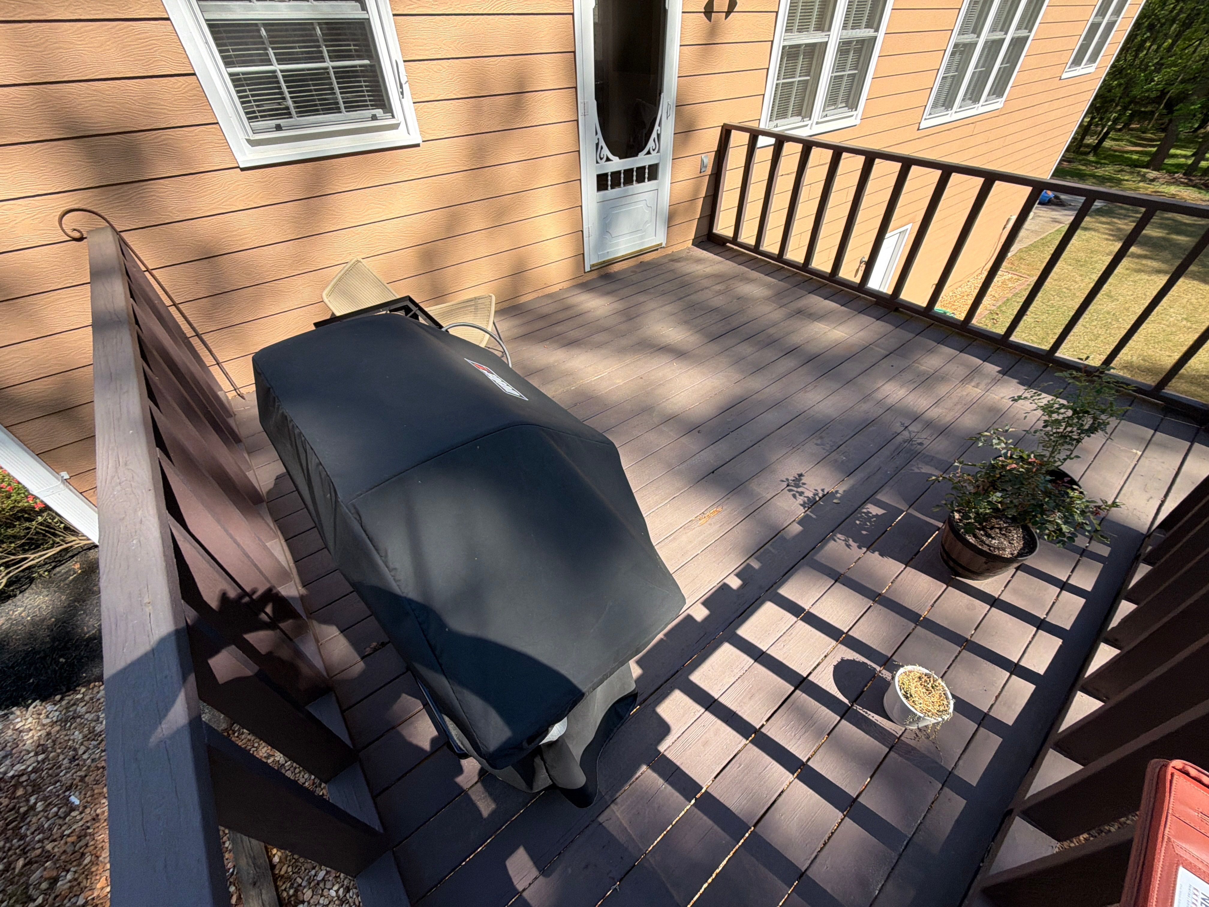 Lawrenceville, GA Deck Rebuild using Deckorators Venture Series and Pressure Treated Pine by Nelson Exteriors 