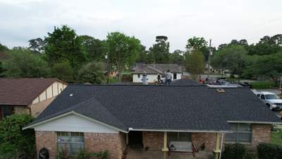 Full Roof Replacement on Brick Ranch — Conroe, TX