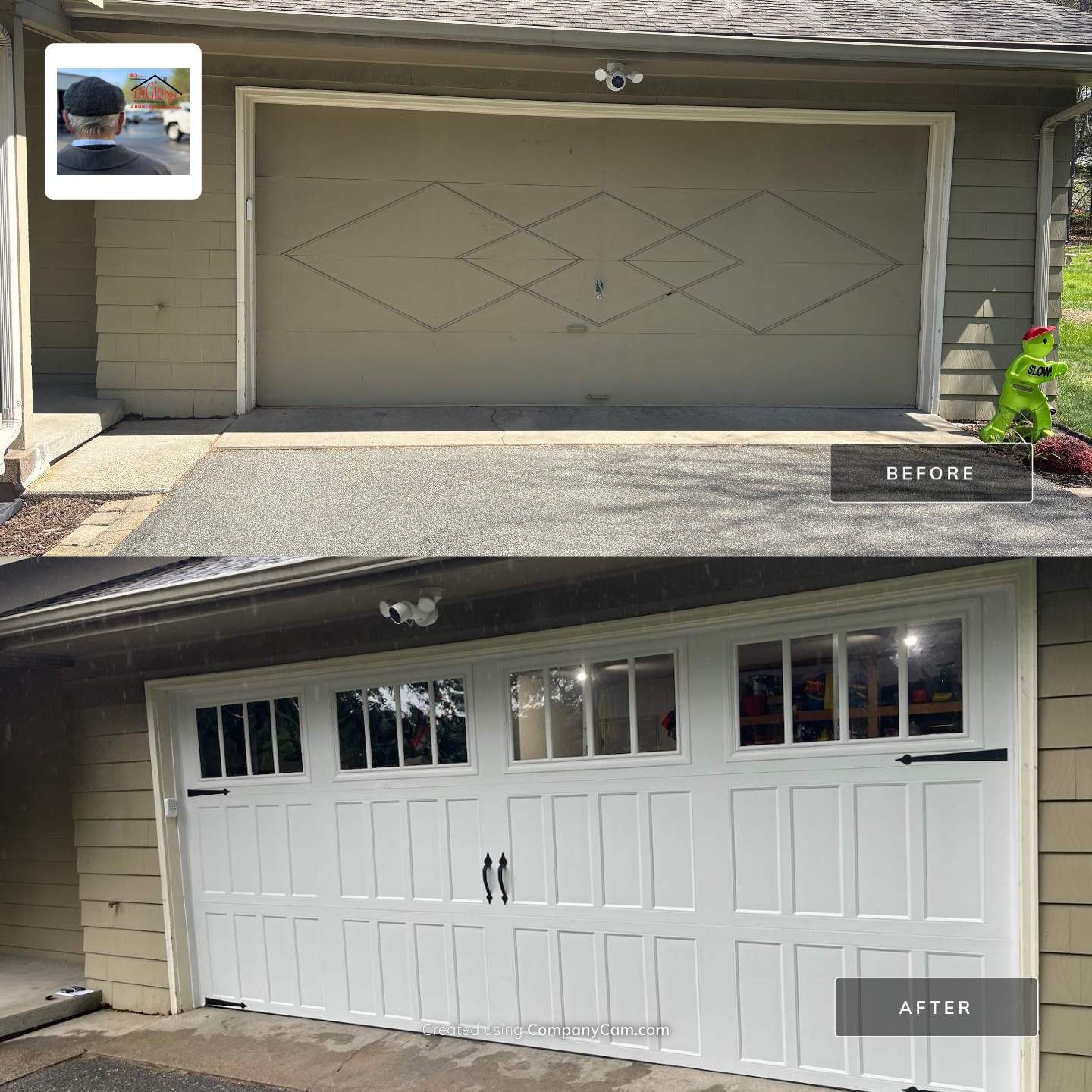Timeless Style with an Amarr Classica Garage Door by DiGiorgi Roofing and Siding Inc
