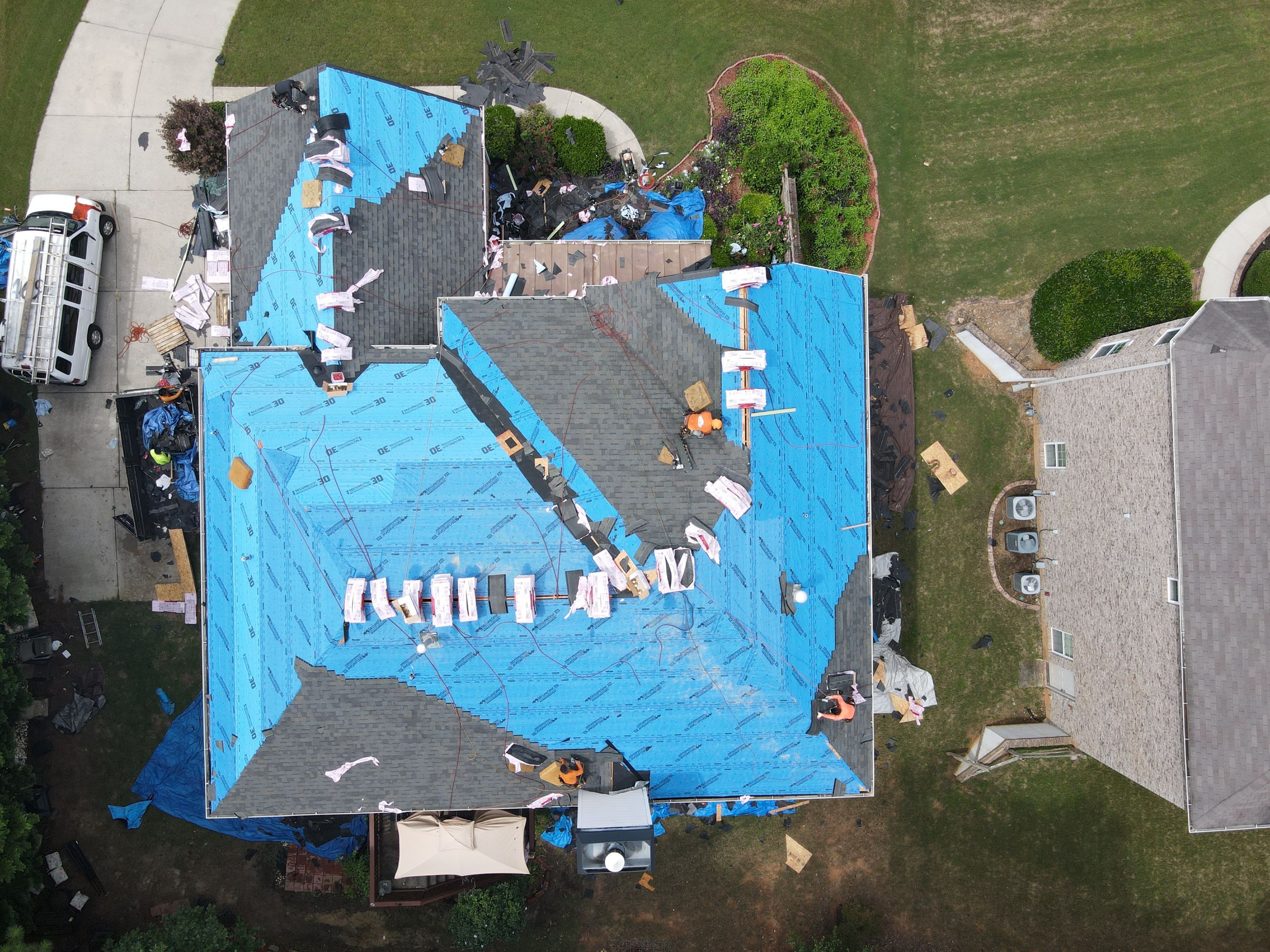 Residential Roofing Installation using Owens Corning by Inspector Roofing and Restoration