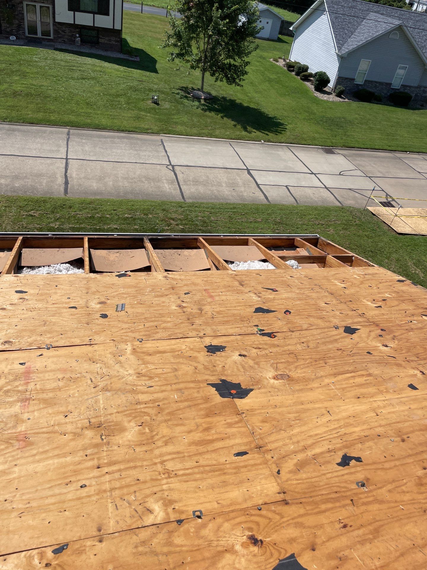 Residential Roofing Installation using GAF Timberline HDZ Oyster Grey by Rainstoppers Roofing