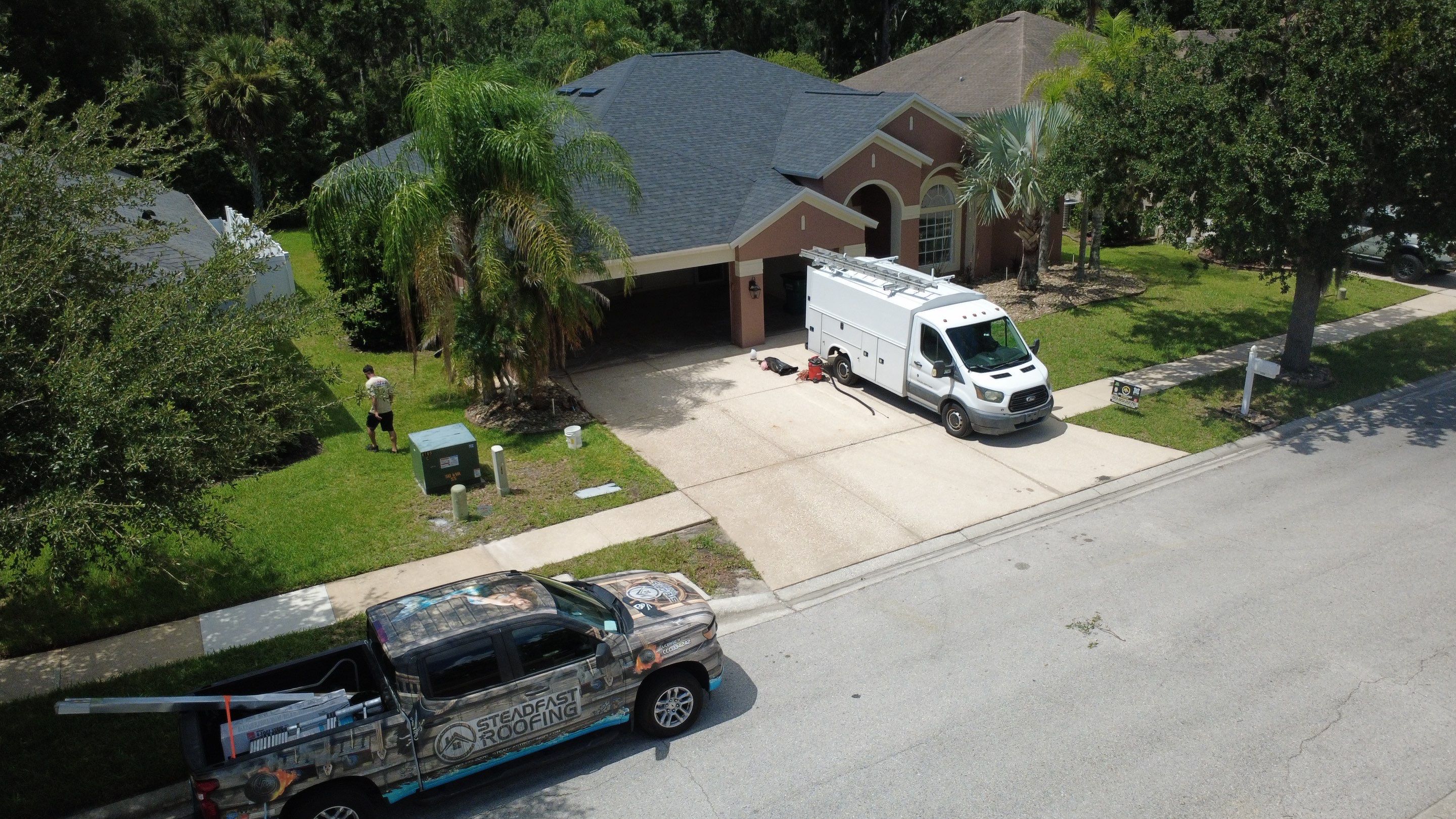 Roof Replacement in Wesley Chapel, FL by Steadfast Roofing 