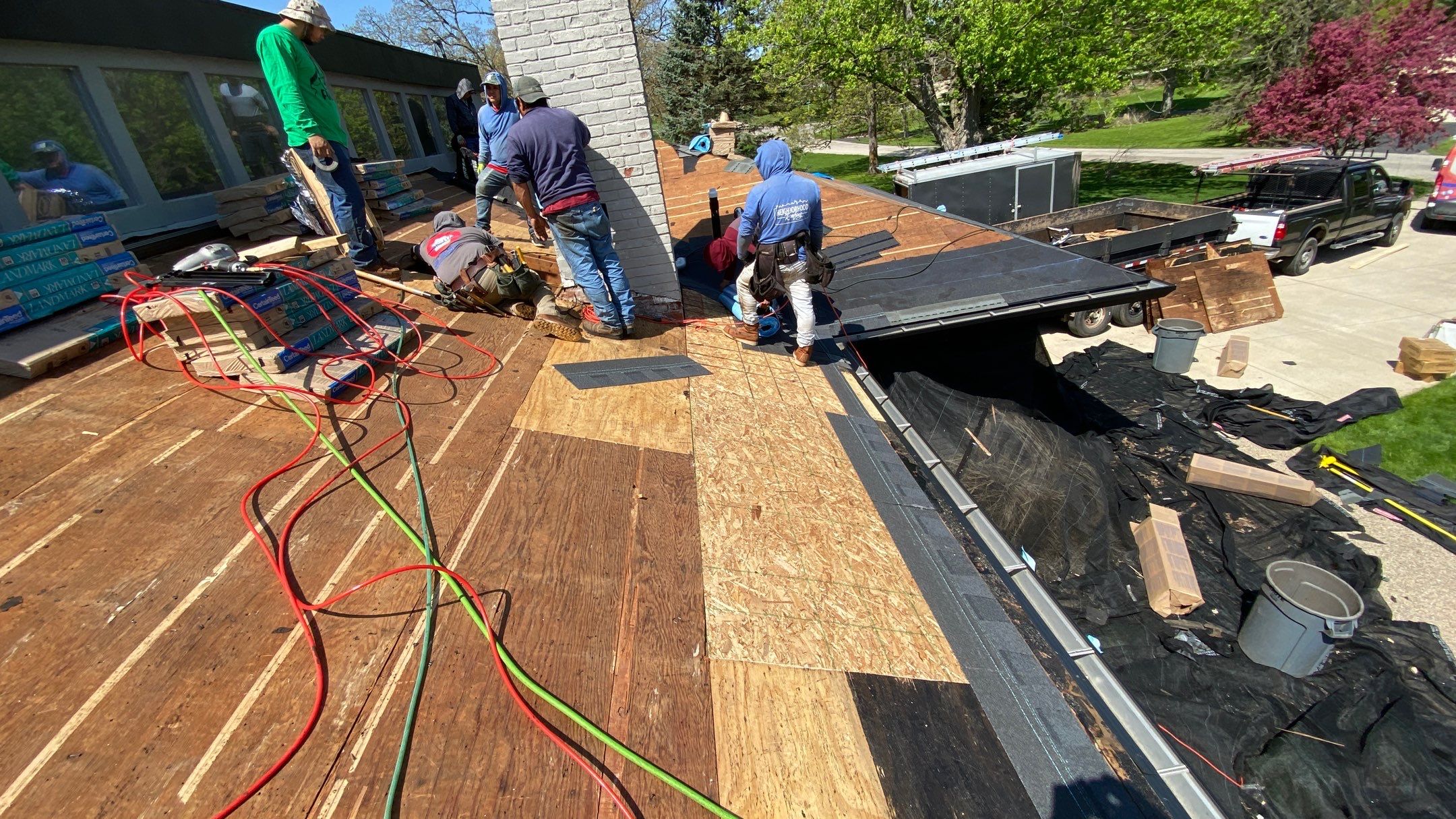 Roof Replacement using CertainTeed Landmark by 180 Contractors