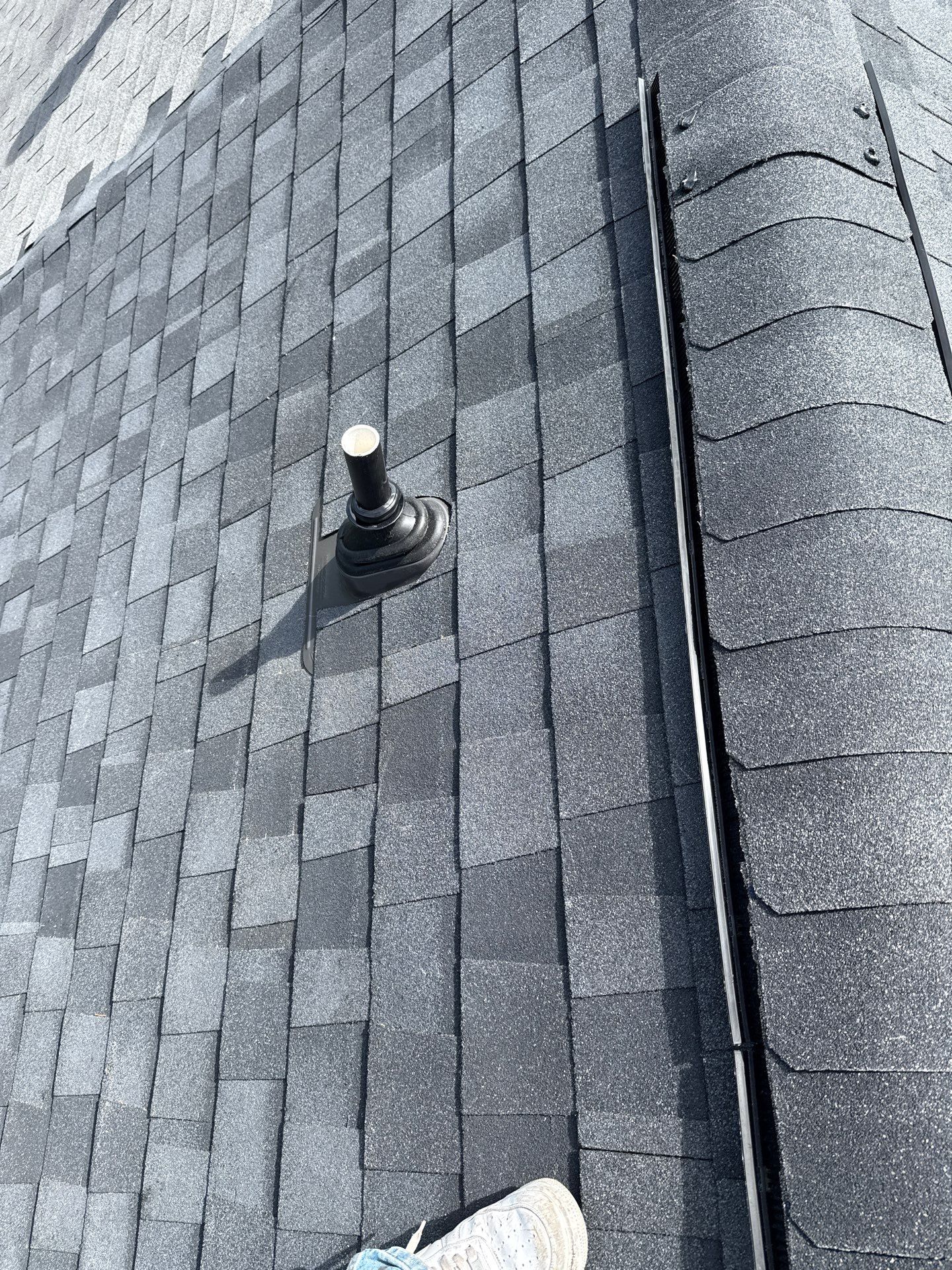 Reston Roof Replacement with CertainTeed Landmark PRO in Max Def Moire Black by RM Banning, Inc.