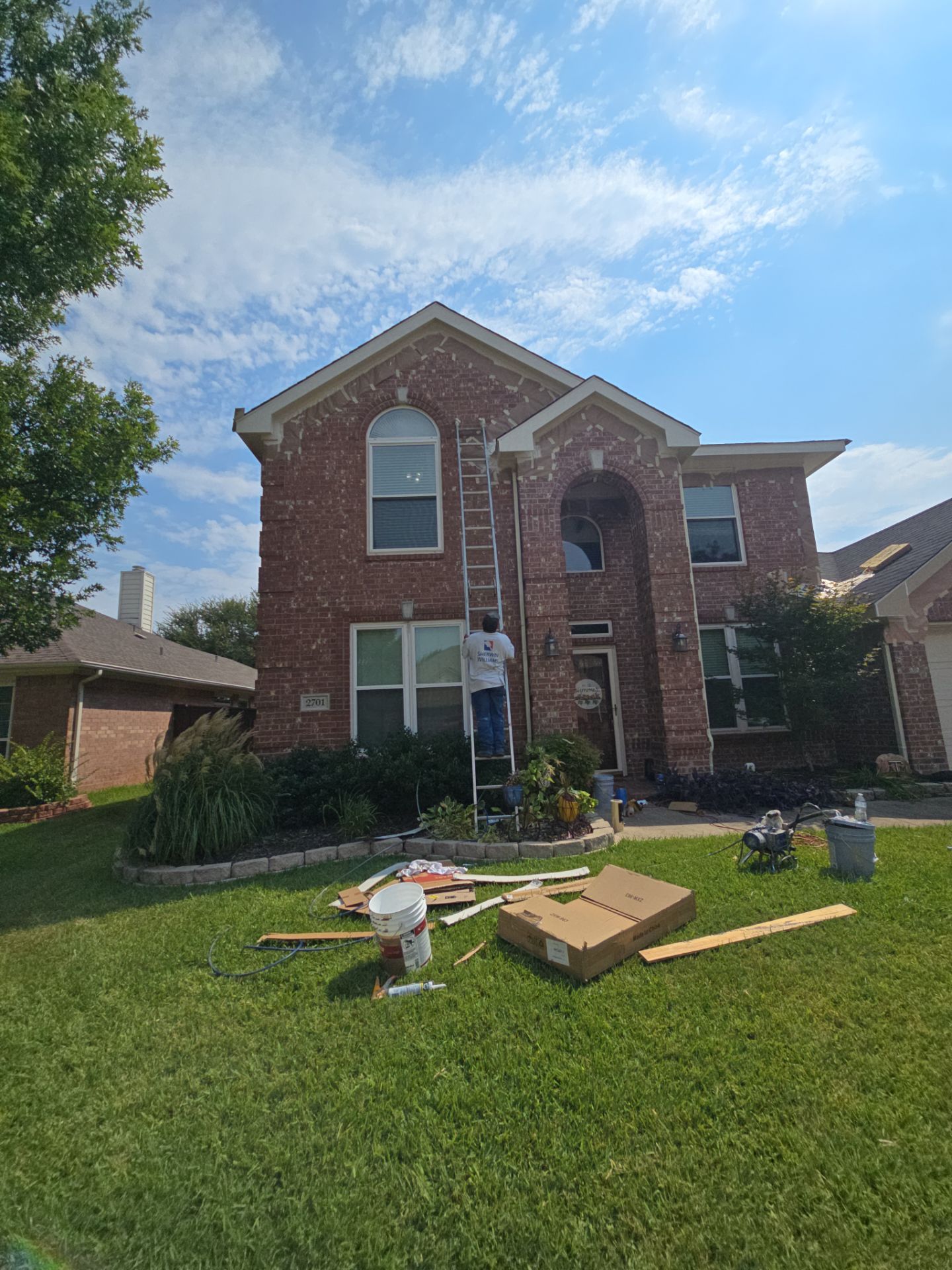 Dog Door Replacement by First Out Roofing 