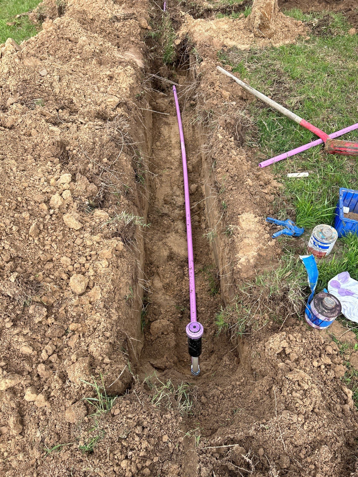 Septic Install Project in Eustace by Rub-A-Dub Plumbing