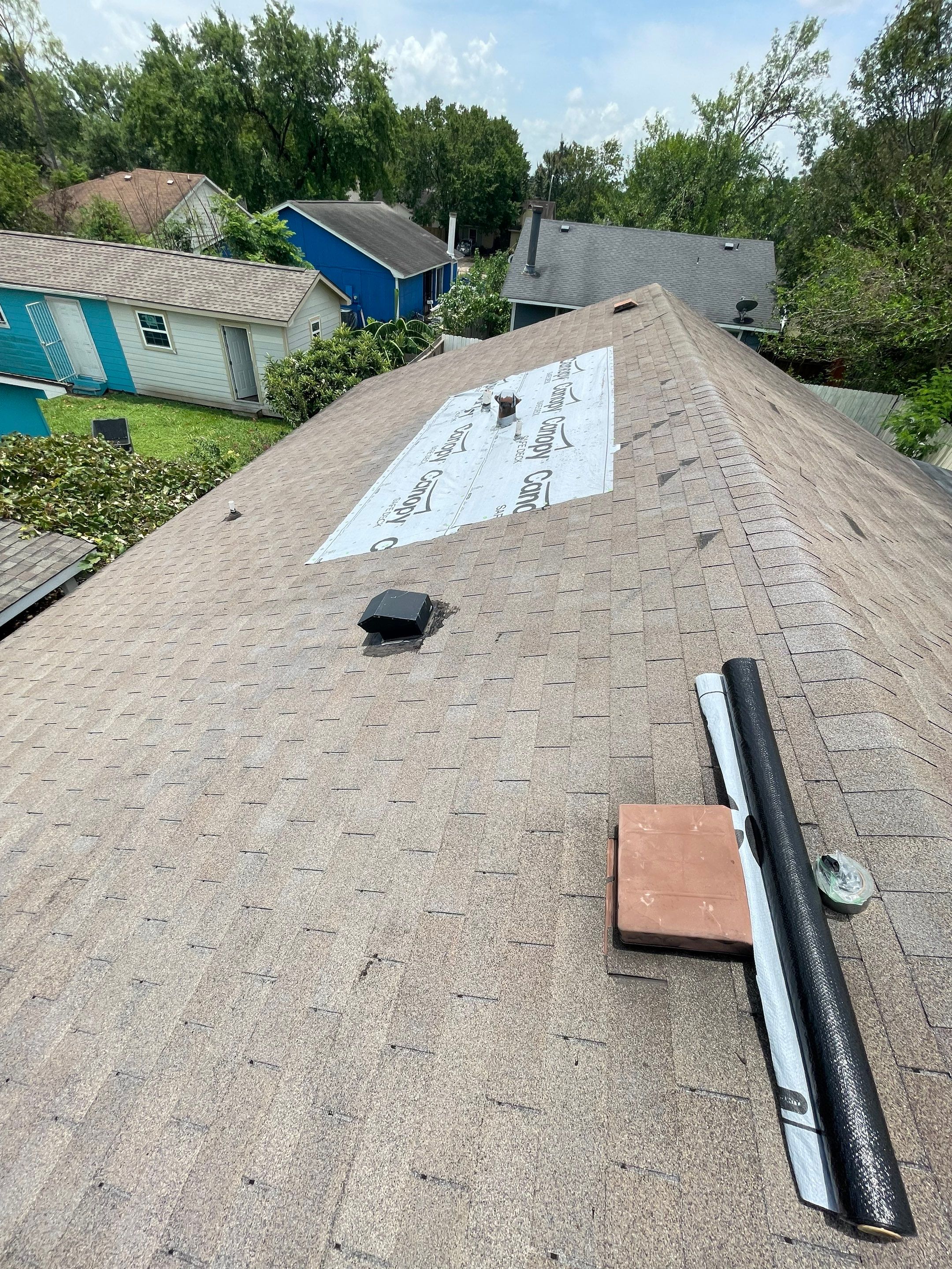 Roof Remplacement using Atlas Pinnacle® Pristine Pewter by CAP Roofing and Construction LLC