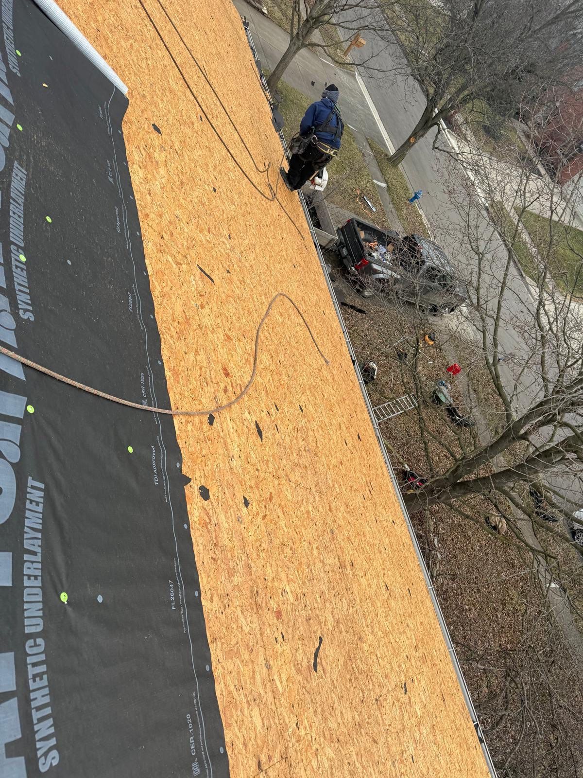 sometimes gutters need a roof by SOS Home Ohio 