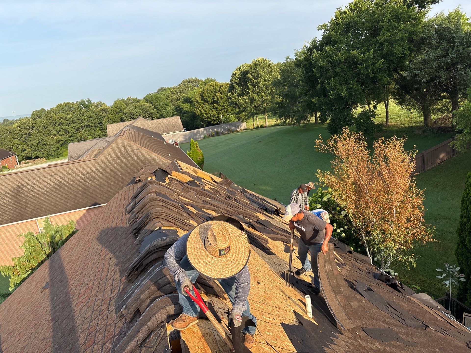 Residential Roofing + Gutters & Downspouts Install  by Titan Commercial & Residential Roofing 