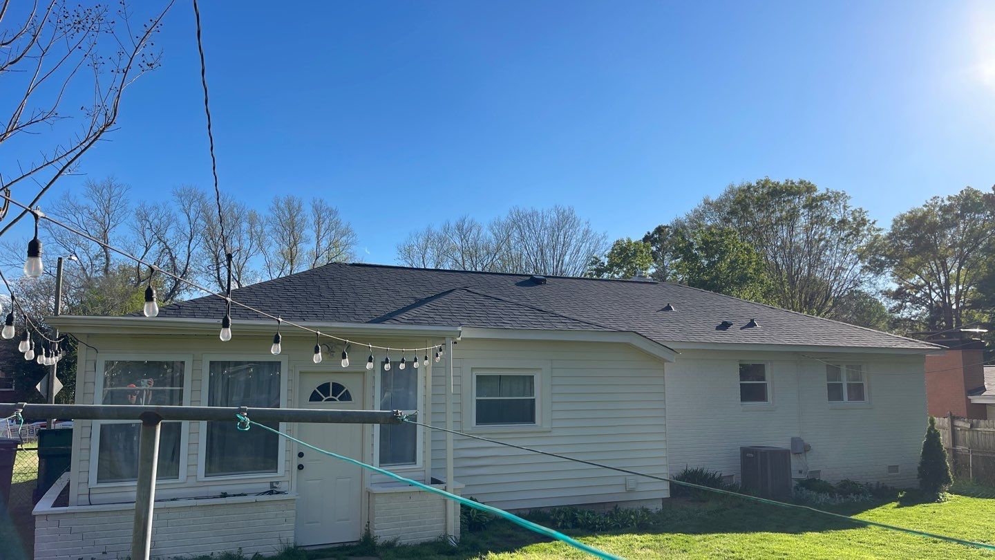 Roof replacement and interior repair by hail damage by Just Brilliant Restoration JBR