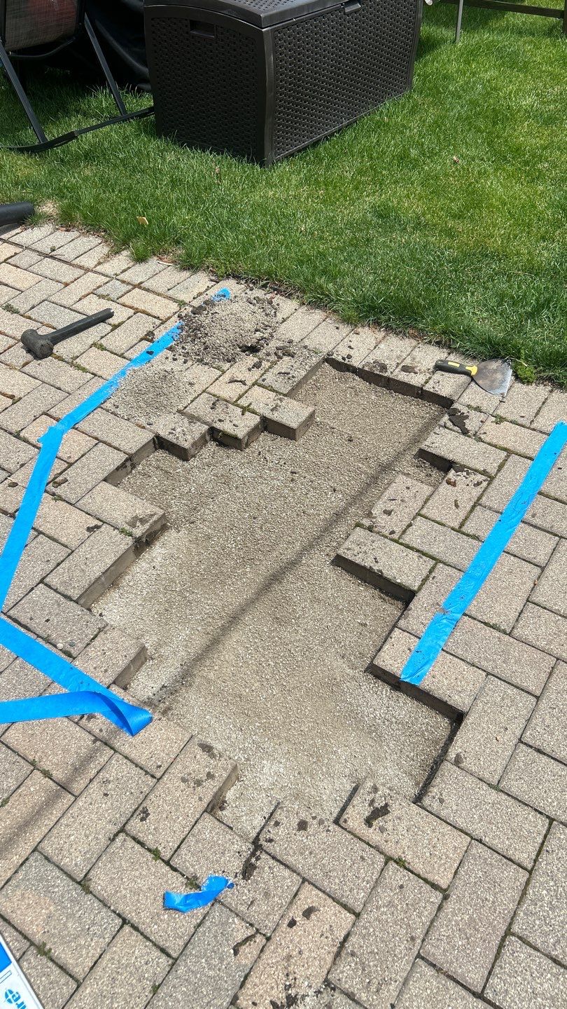 Brick paver repair, clean and seal   by Northern Power Washing LLC.