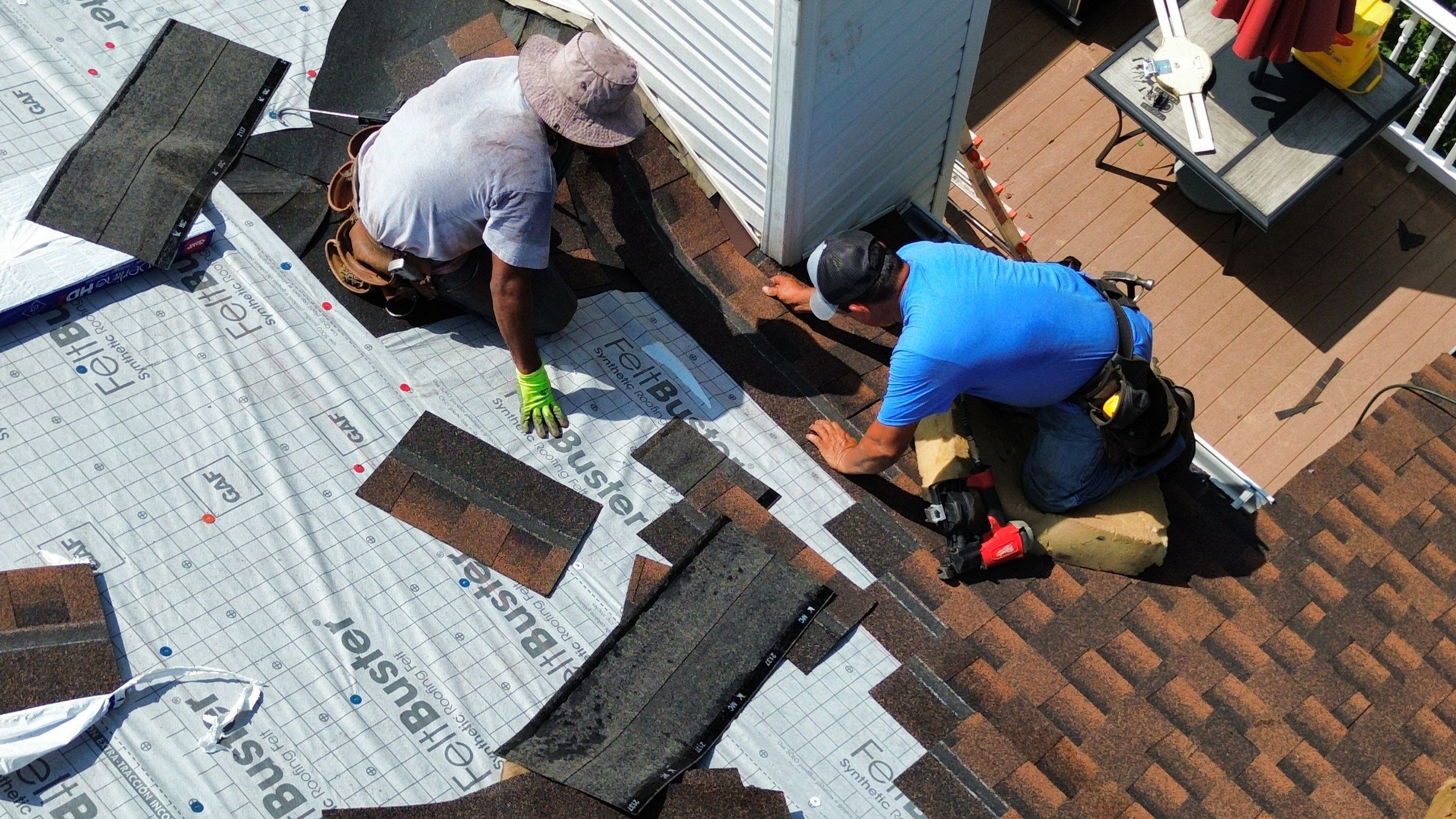 Residential Roofing Installation using Timberline HDZ Shingles - Hickory by RoofX 