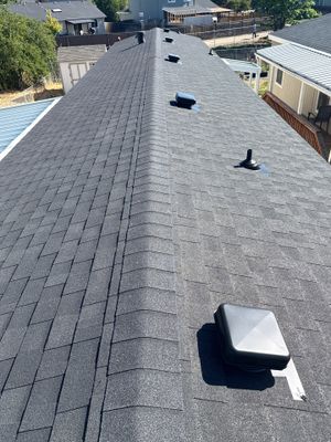 Meridian Residential Roof Replacement Featuring Oakridge Asphalt Shingles