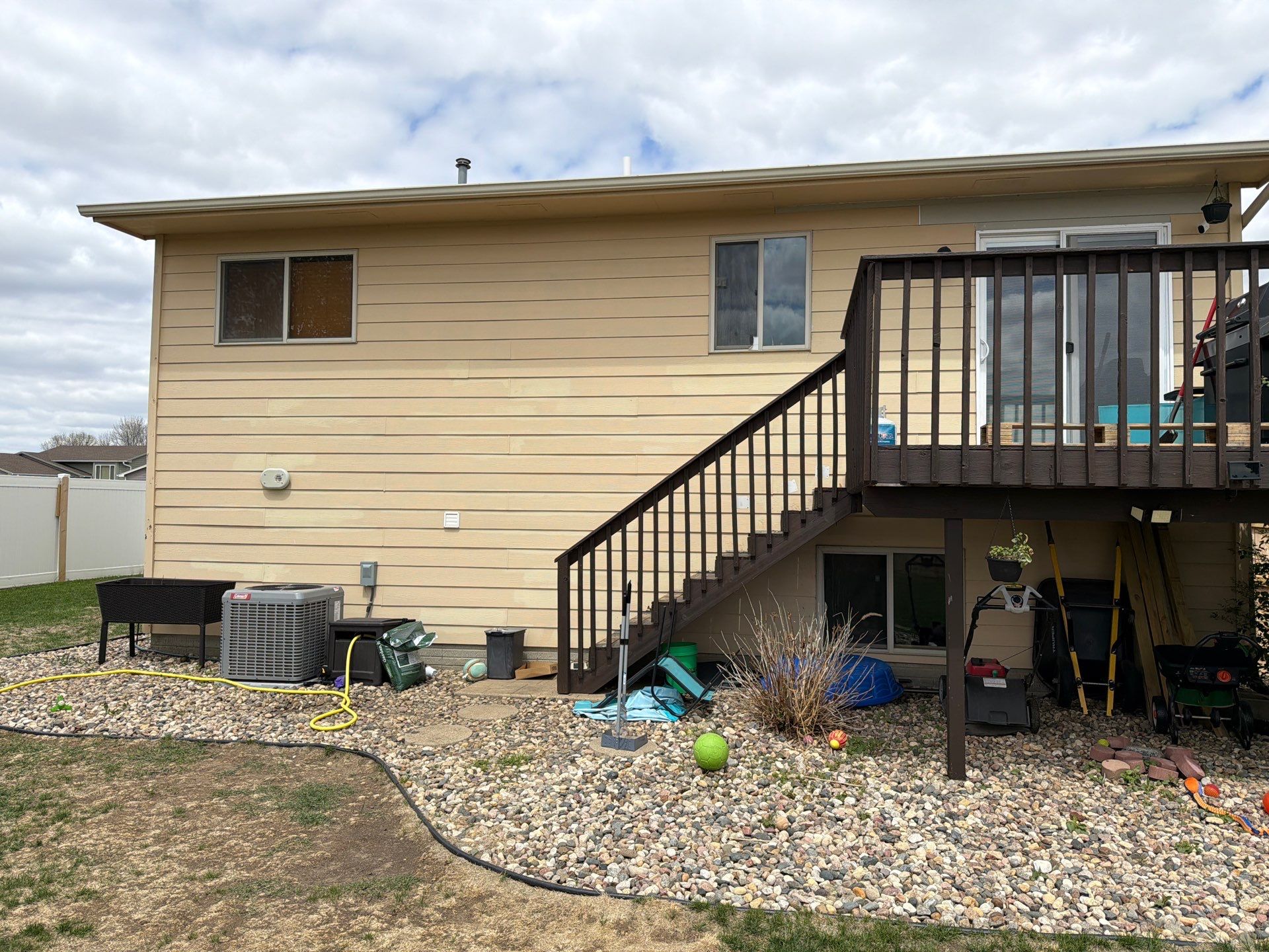 Exterior Painting and Siding Restoration for Harrisburg Residential Home by Select Painting, Coatings & Garage Cabinets