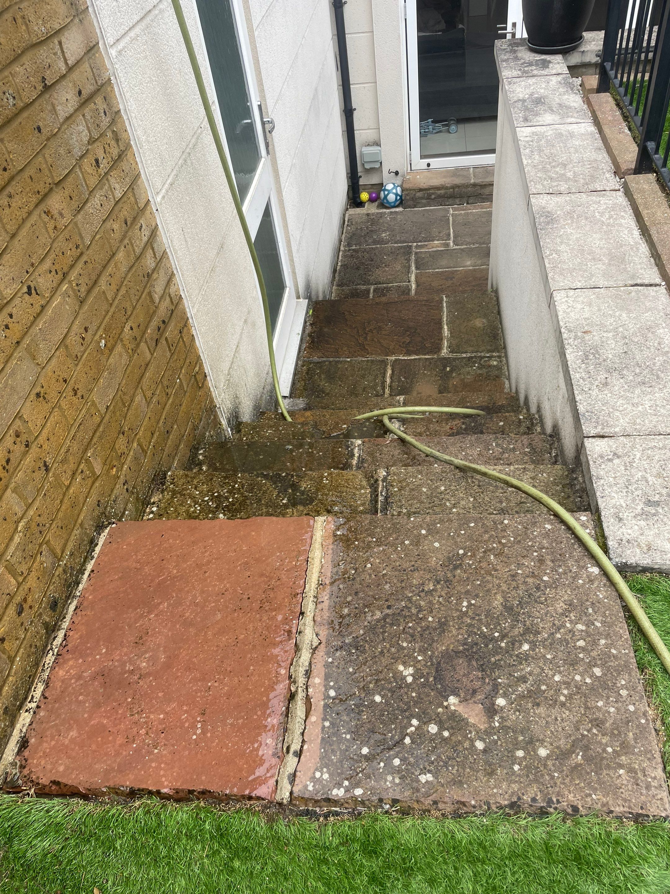 Exterior Clean using Mosmatic Flat Surface Cleaner by Ges Exterior Cleaning ltd