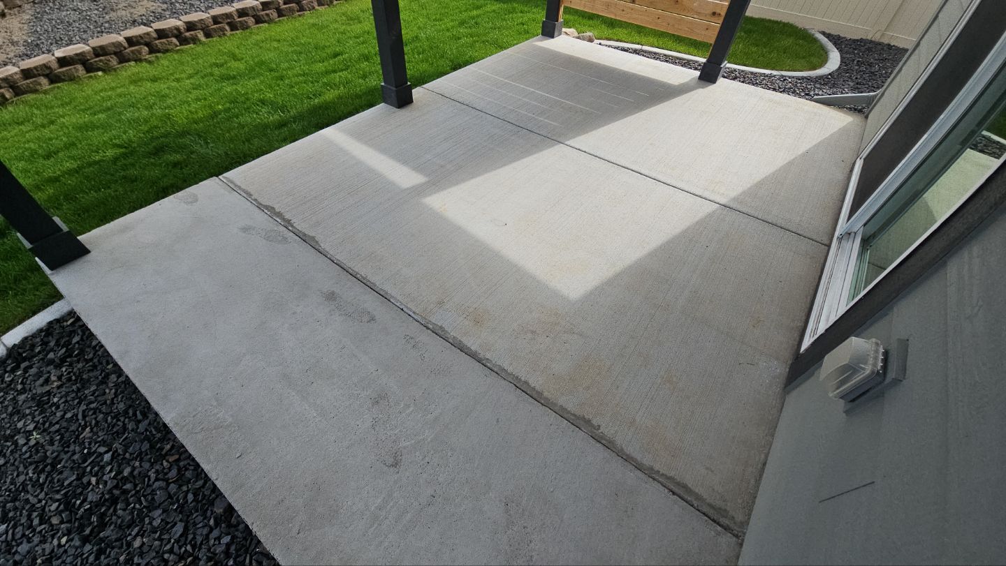Patio Transformation using Sandstone by Croc Coatings, LLC