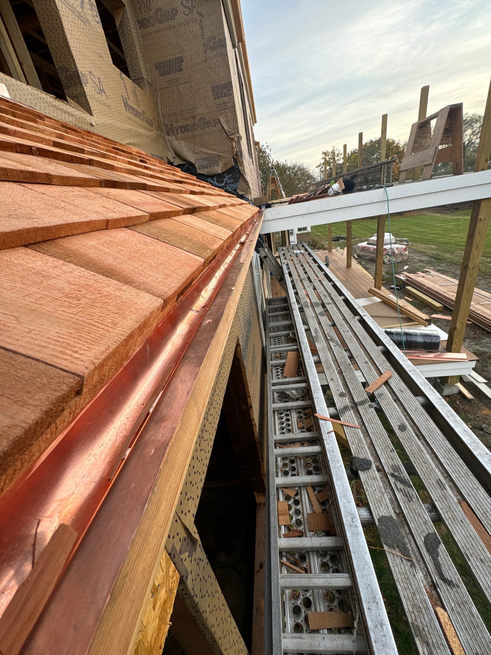 Cedar Roofing, Siding, Copper Gutters - Private Residence by Rinaldi Brothers