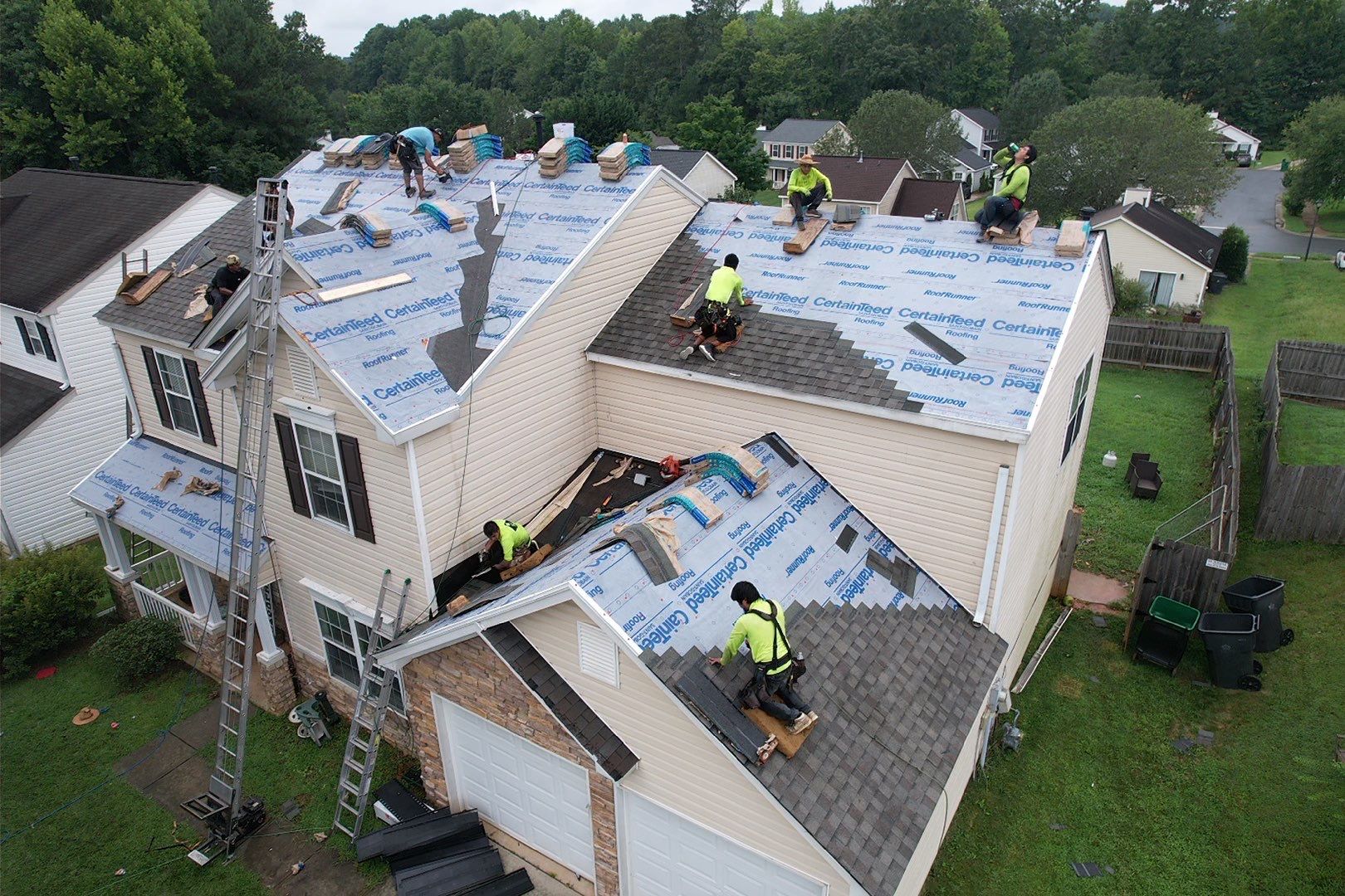 Worked with insurance for this project in Charlotte by Best Roofing Now LLC