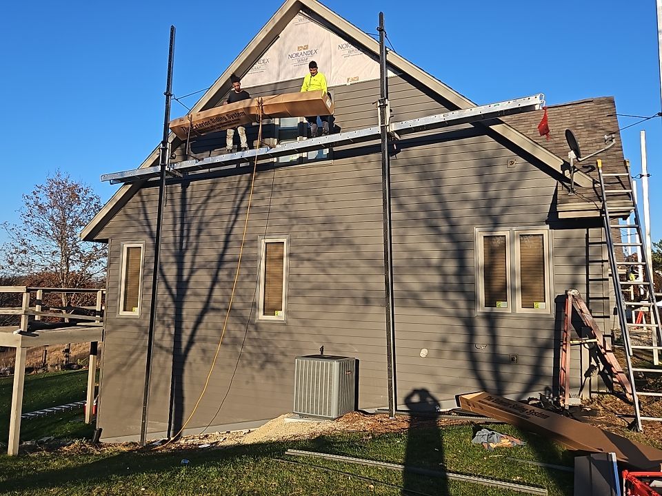 Siding Installation using Norandex Polar Wall Plus Siding, Window Wraps by Total Exteriors