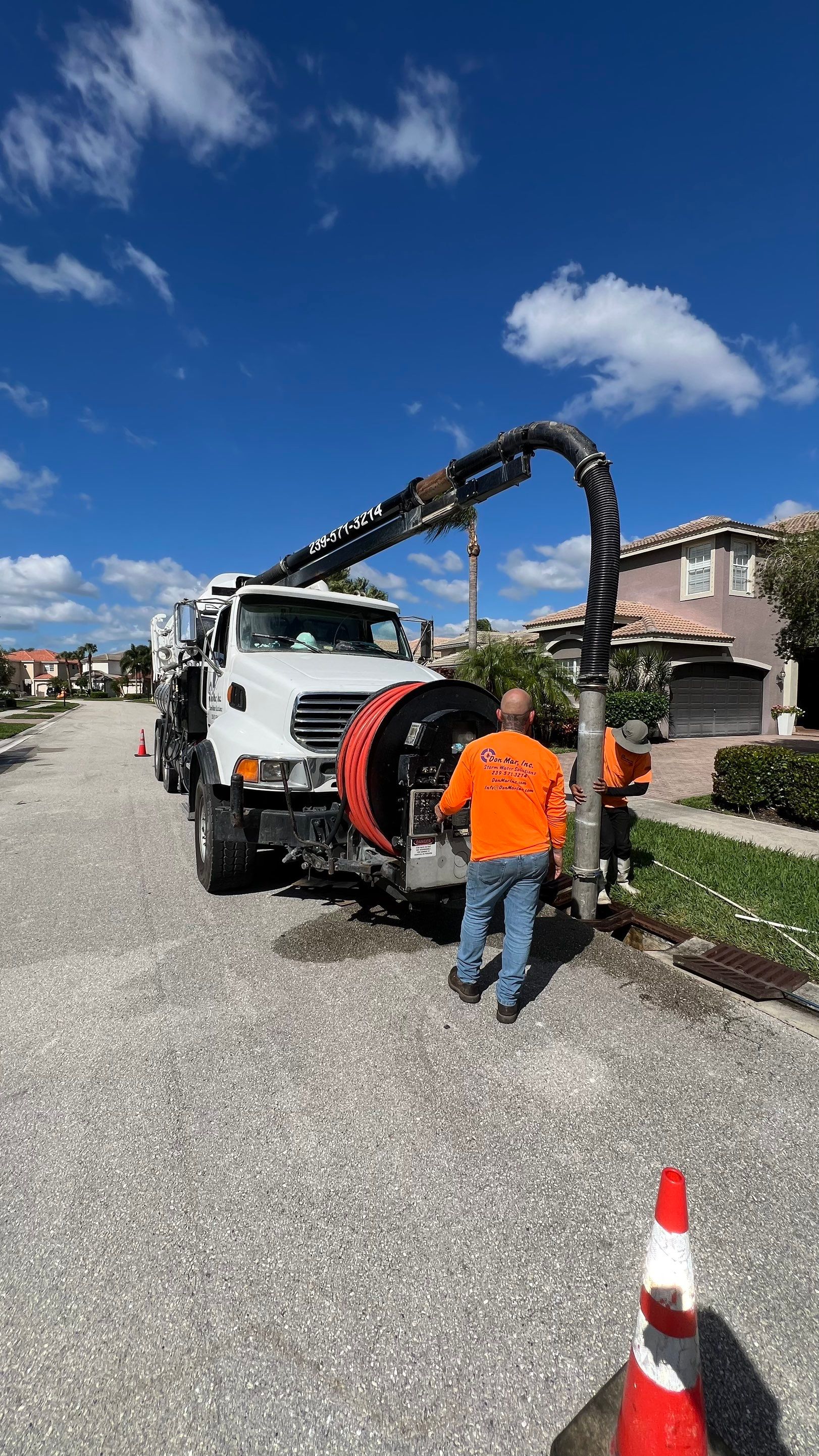 Community Stormwater System Catch Basin Cleaning by Don Mar, Inc. Storm Water Solutions