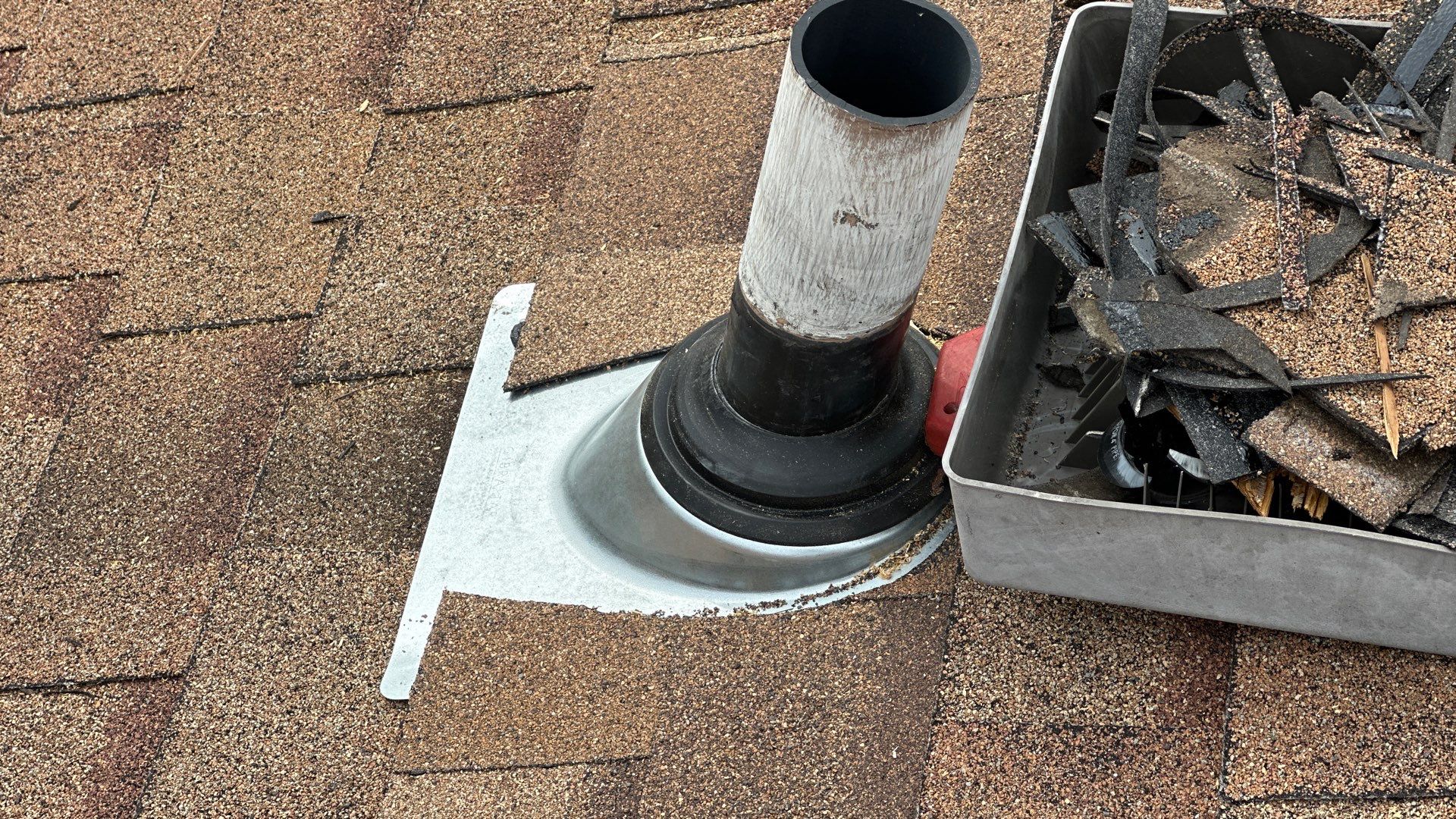 Roof Replacement with Ridge Vent & Flashing Details — Conroe, TX by PL Roofing & SB Roofing, LLC.