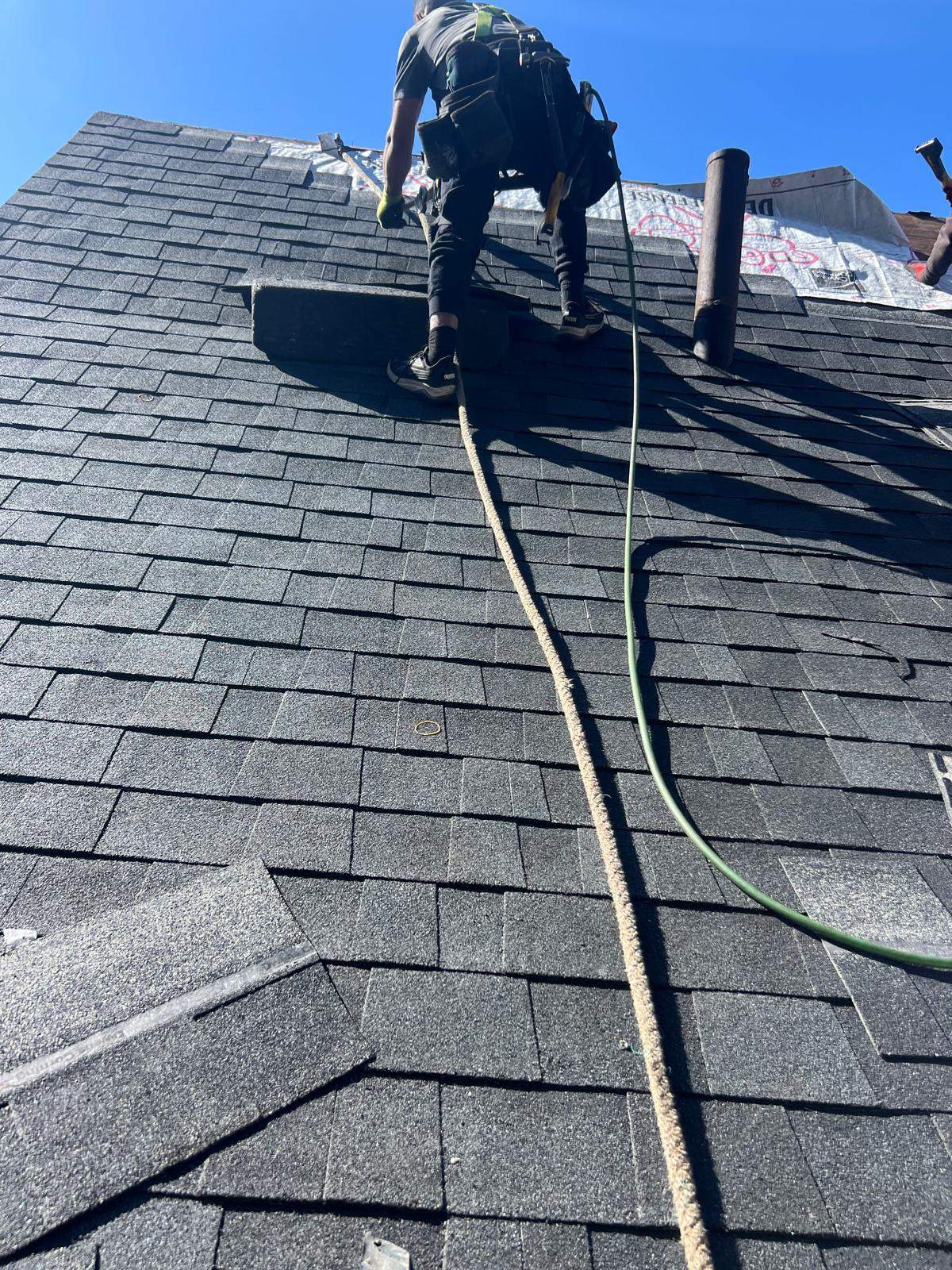 Slate Roof Conversion on Historic Home & Detached Garage – Owens Corning Duration, Estate Gray by JOHNNYS PRO