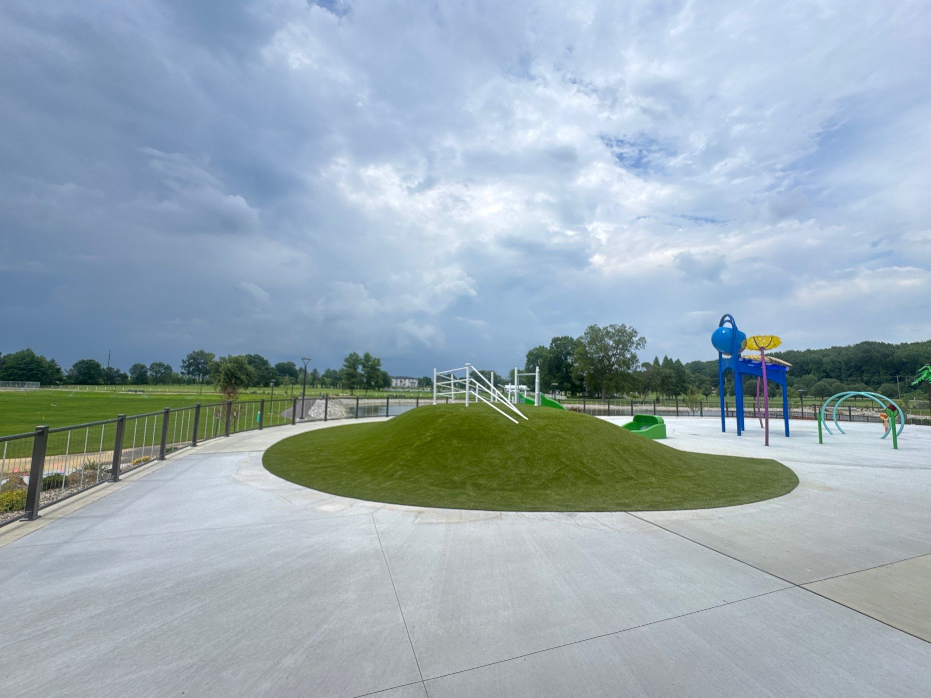 Playground Grass in Newburgh, IN by ForeverLawn NEIN/INDY
