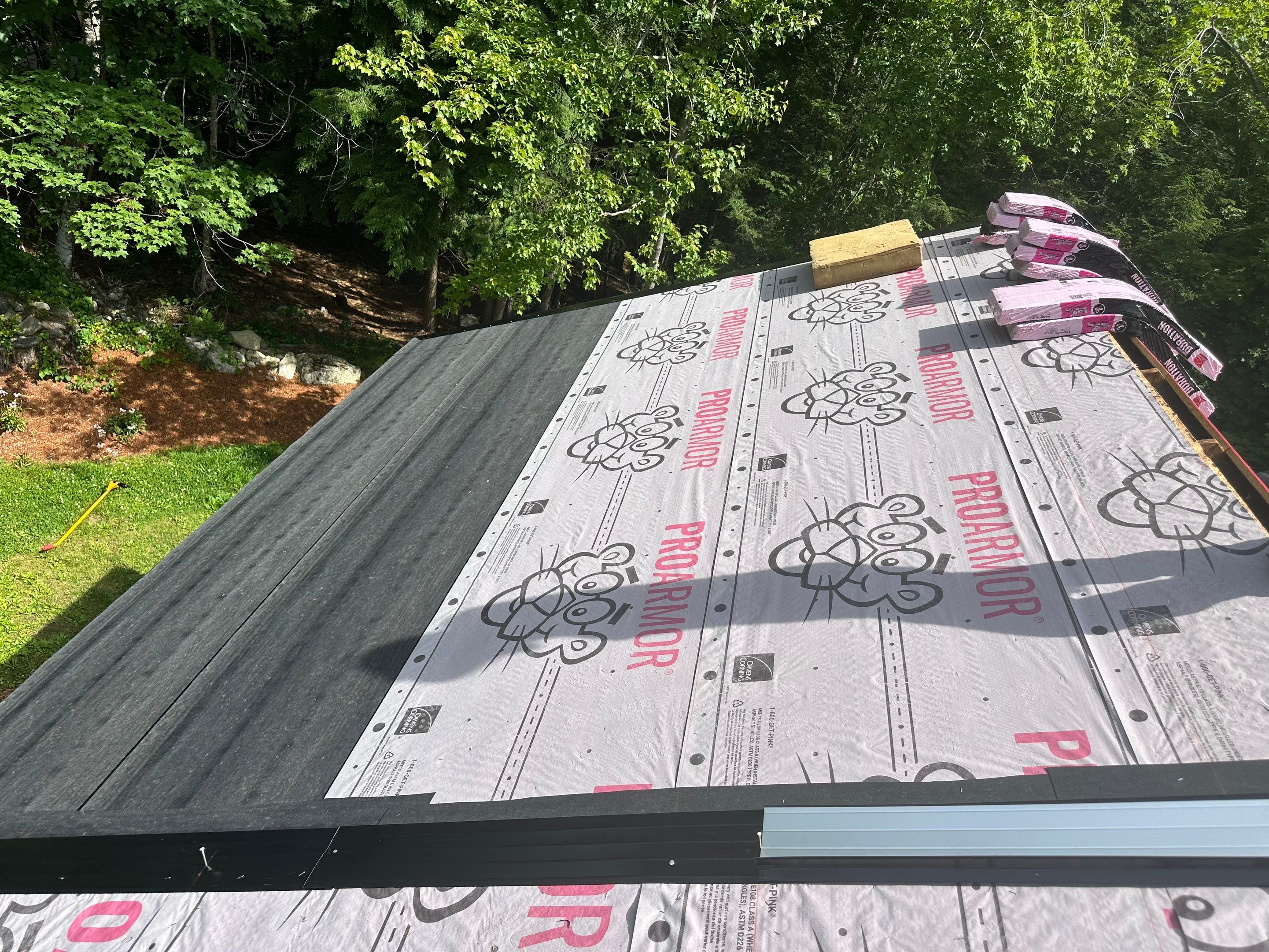 Owens Corning Asphalt Shingle Roof Replacement in New Boston, NH by Tall pine roofing