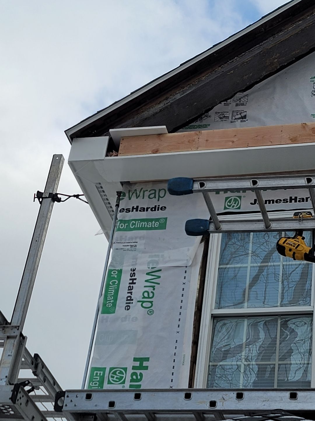 Siding Installation using James Hardie by UBrothers Construction