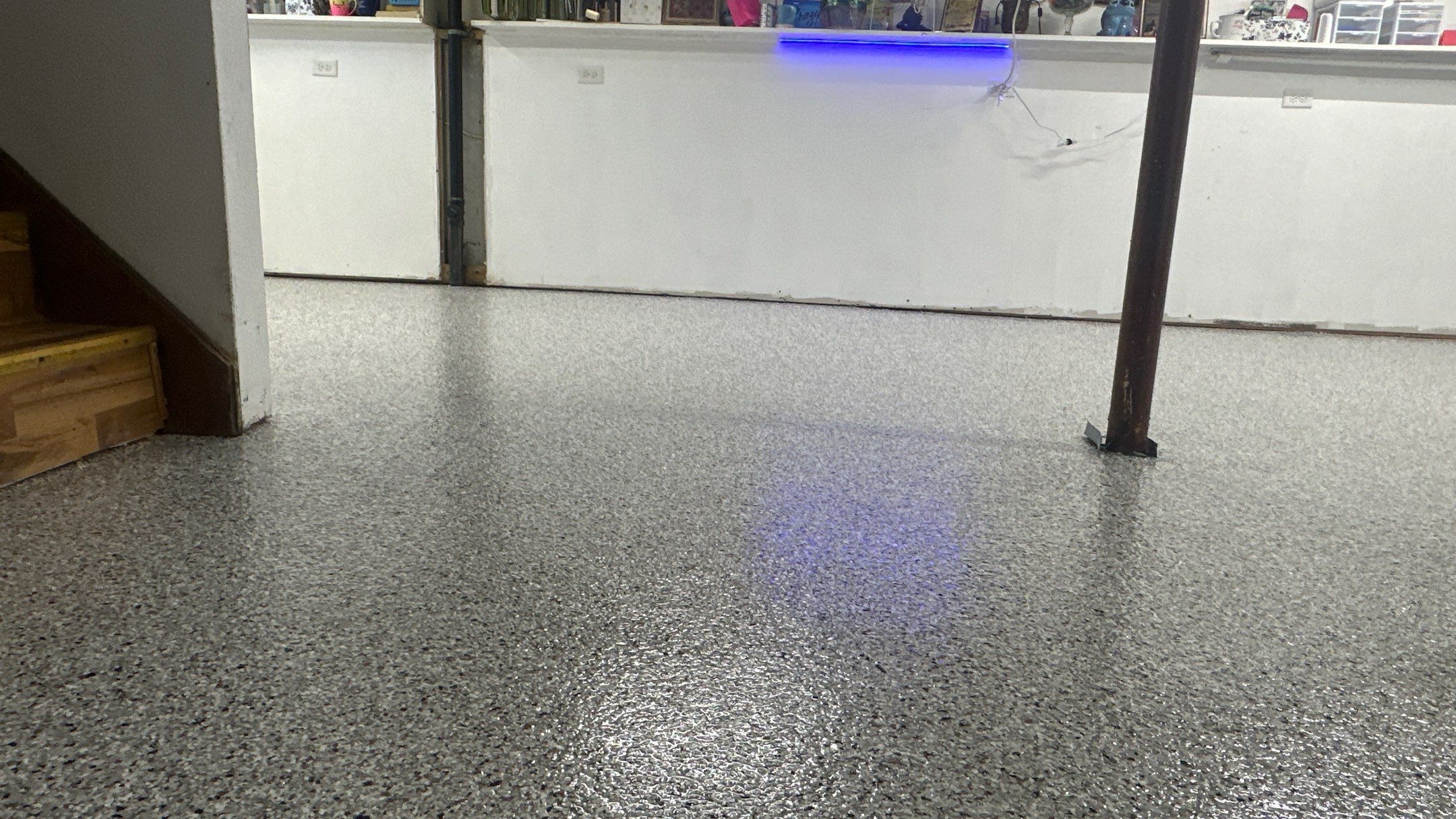 Wayne K. made his dream floor a reality  by Banner Garage