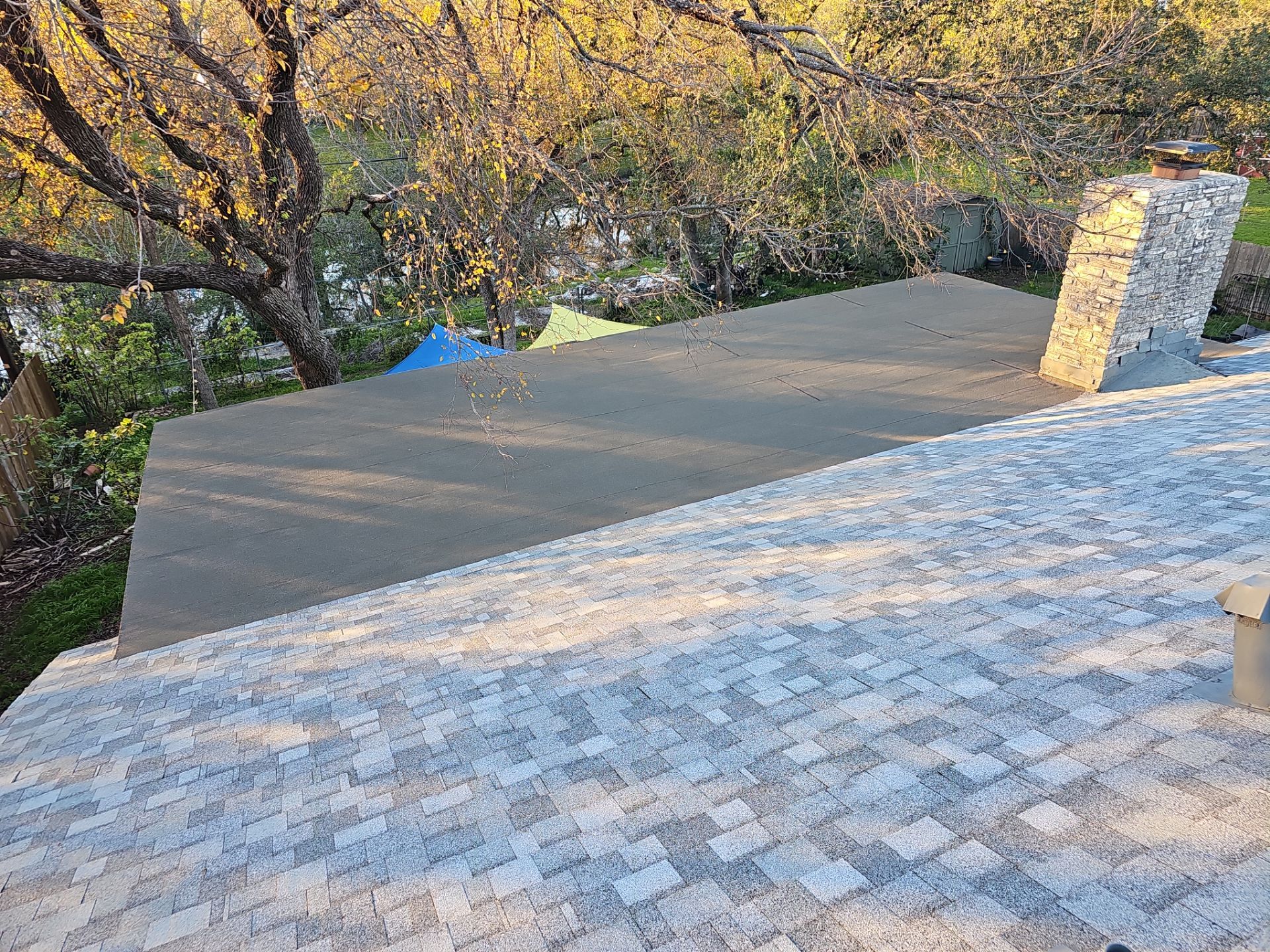 Residential Roof Install IKO Dynasty Froststone Grey by DeZign Roofing & Exteriors