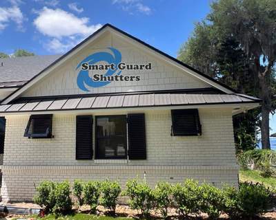 Impact Colonial & Bahama Shutters in Jet Black