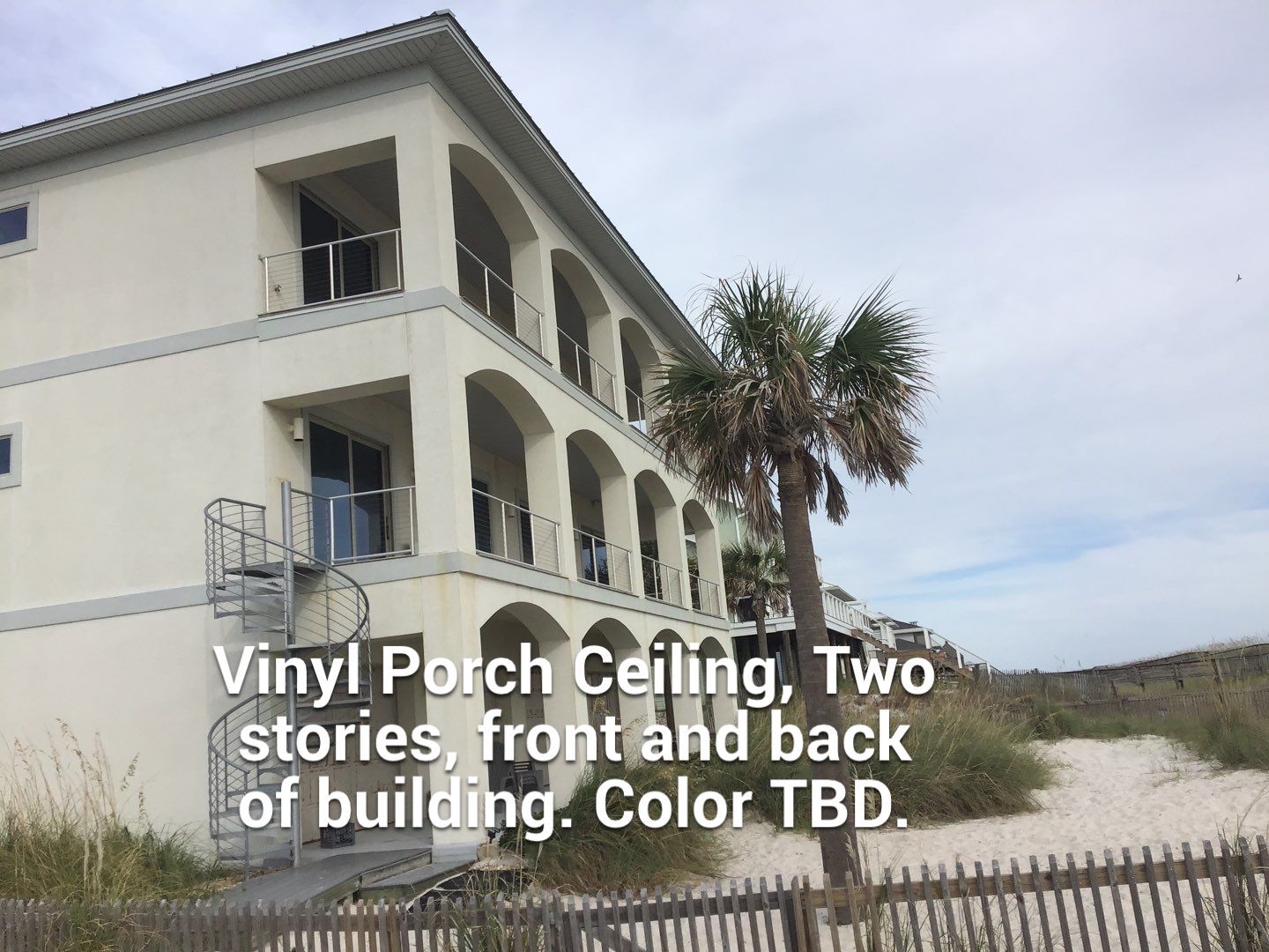 Soffit and Fascia Roof Replacement using 60' Ladders in Navarre by Gutter Professors