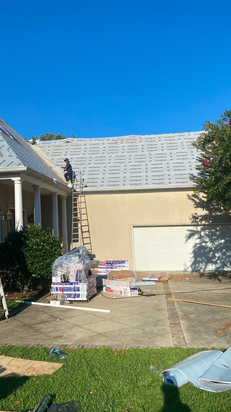 Residential Roofing Repair using Roof Replacement by American Roofing & Construction LLC