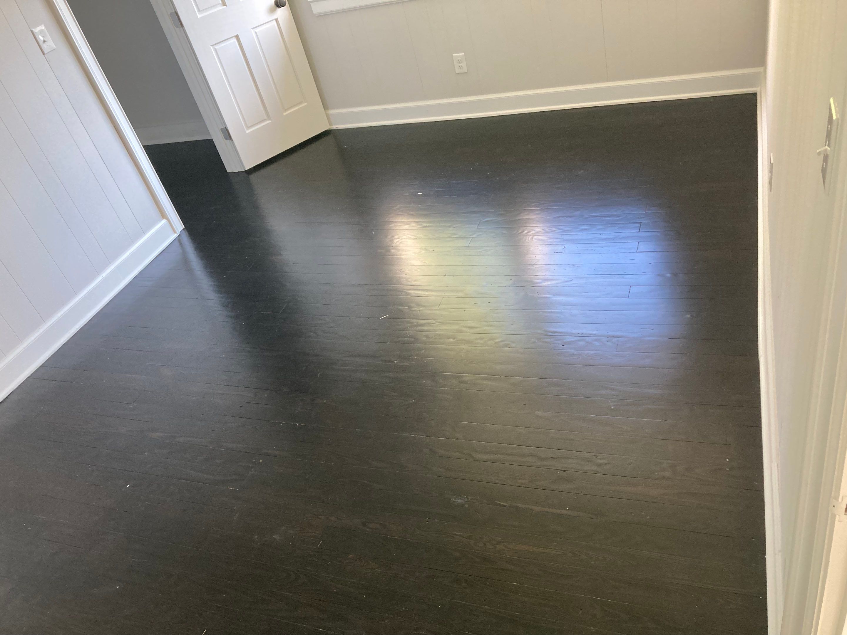 Hardwood floor refinish/restore by Footprints Floors of Nashville