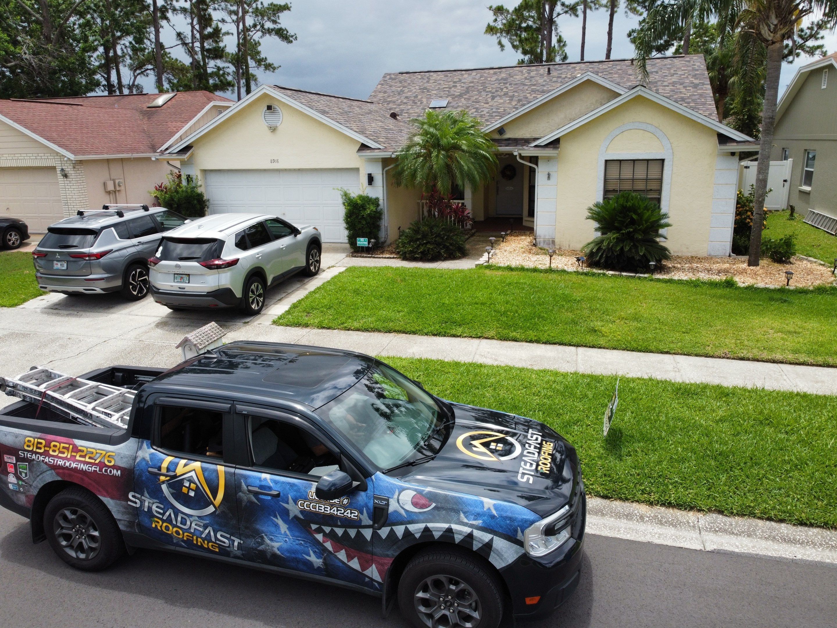 Roof Replacement in Tampa, FL. by Steadfast Roofing