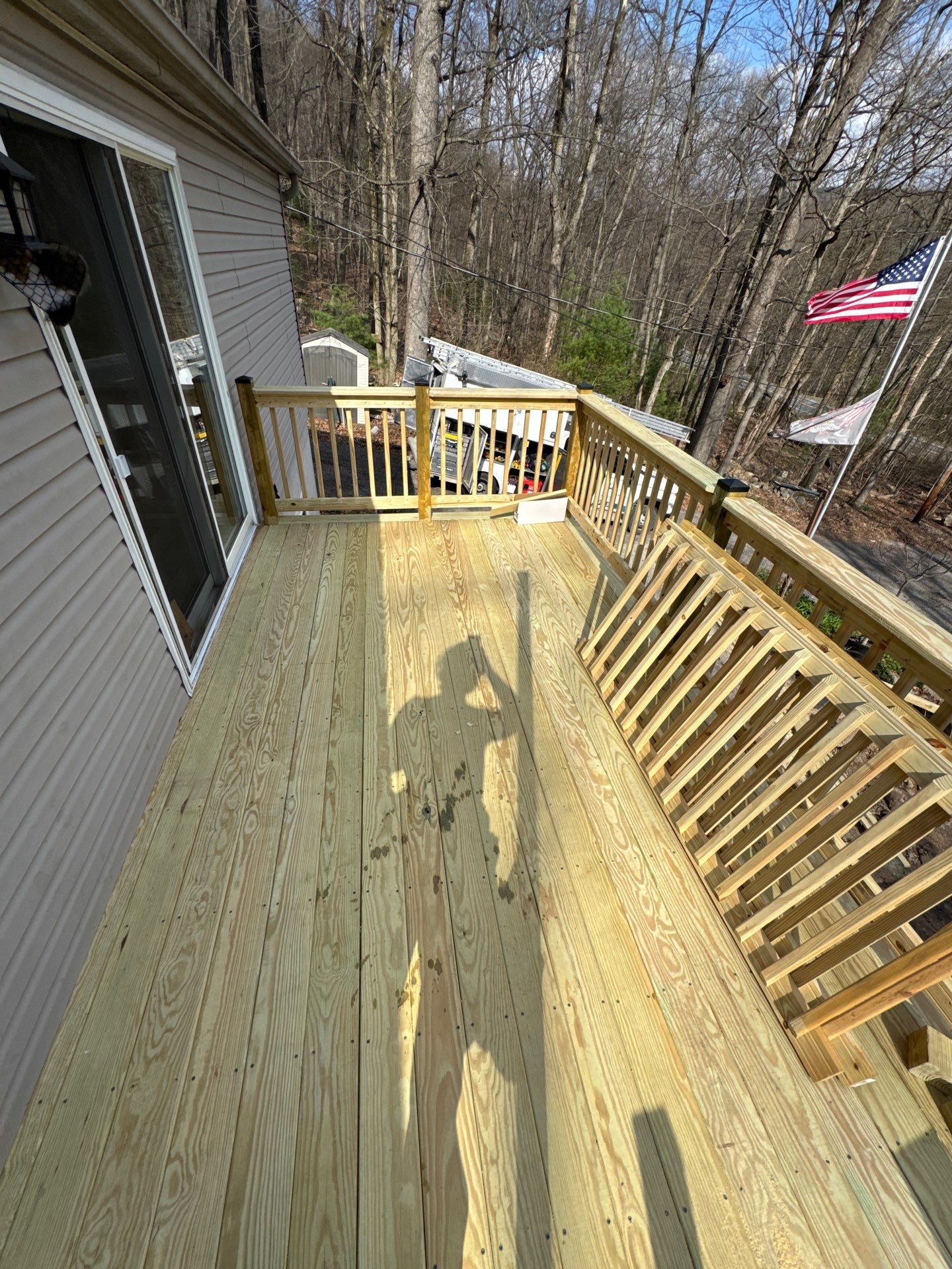Pressure-Treated Deck Replacement by Esh Builders