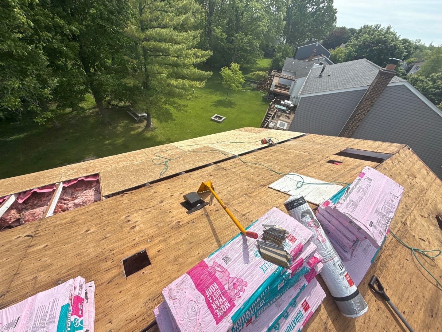 Roof Replacement using Owens Corning Duration Flex by 180 Contractors
