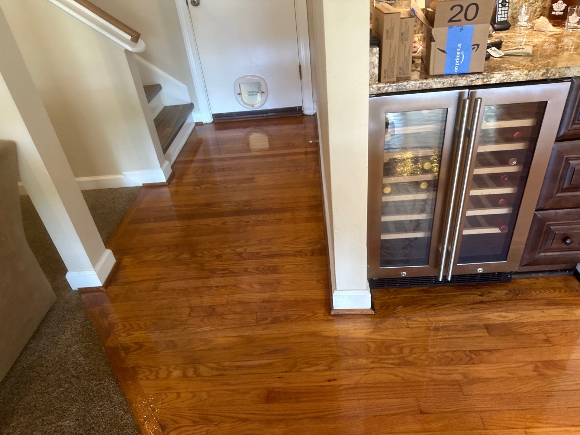 Hardwood Renewal  using Finish Em by Monster Clean
