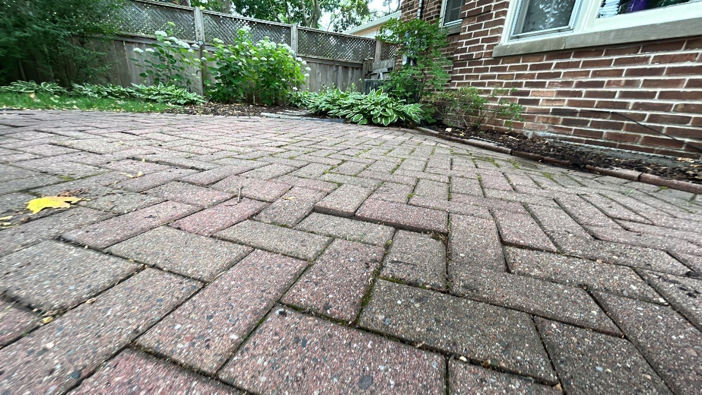 brick paver repair, clean and seal using Surebond SB-1300 by Northern Power Washing LLC.